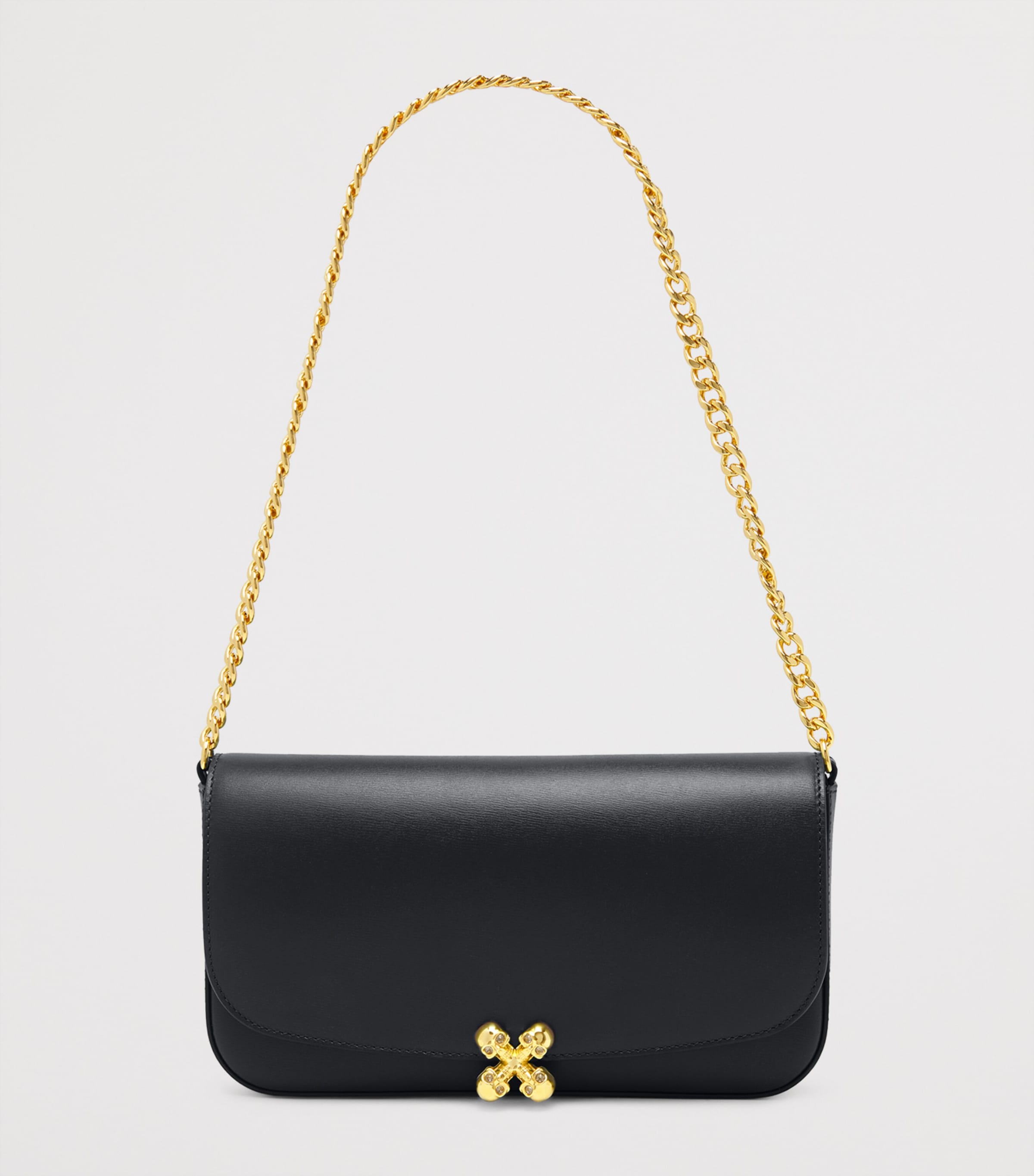 Skull Flower ショルダーバッグ McQueen Leather Skull Flower Shoulder Bag | Harrods US