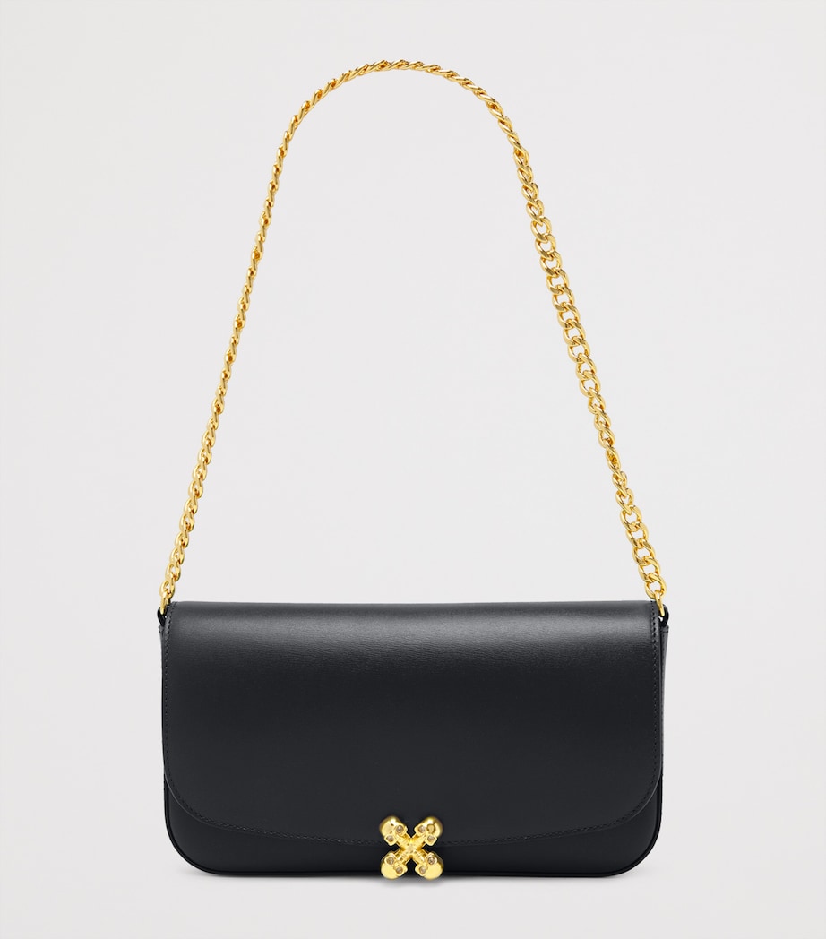 Leather Skull Flower Shoulder Bag 1000 Image 5