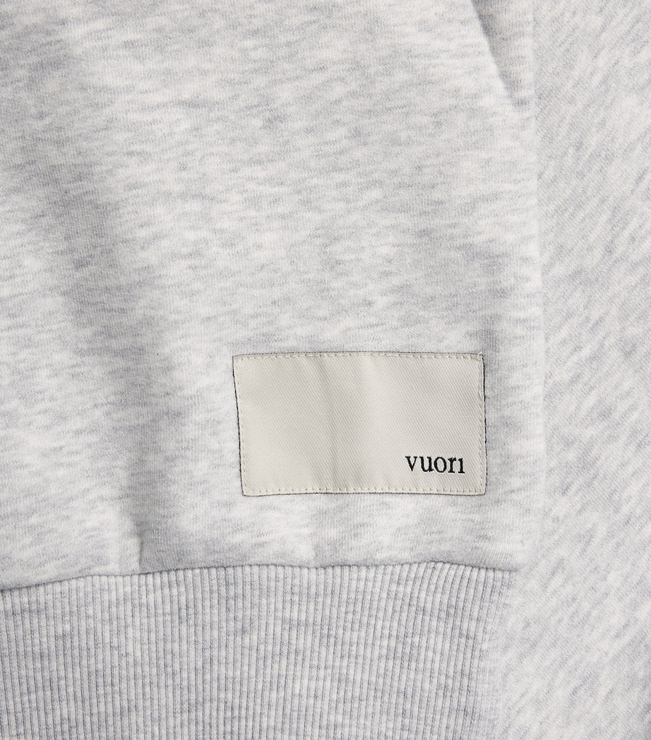 VUORI Womens Restore Oversized Hoodie Pale Grey Heather Image 6