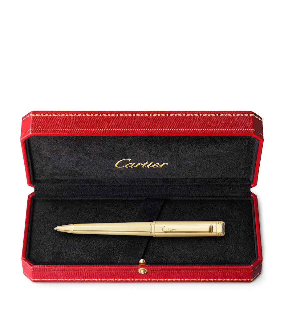 Cartier Gold-Finish Vendôme Louis Cartier Ballpoint Pen Gold Image 3