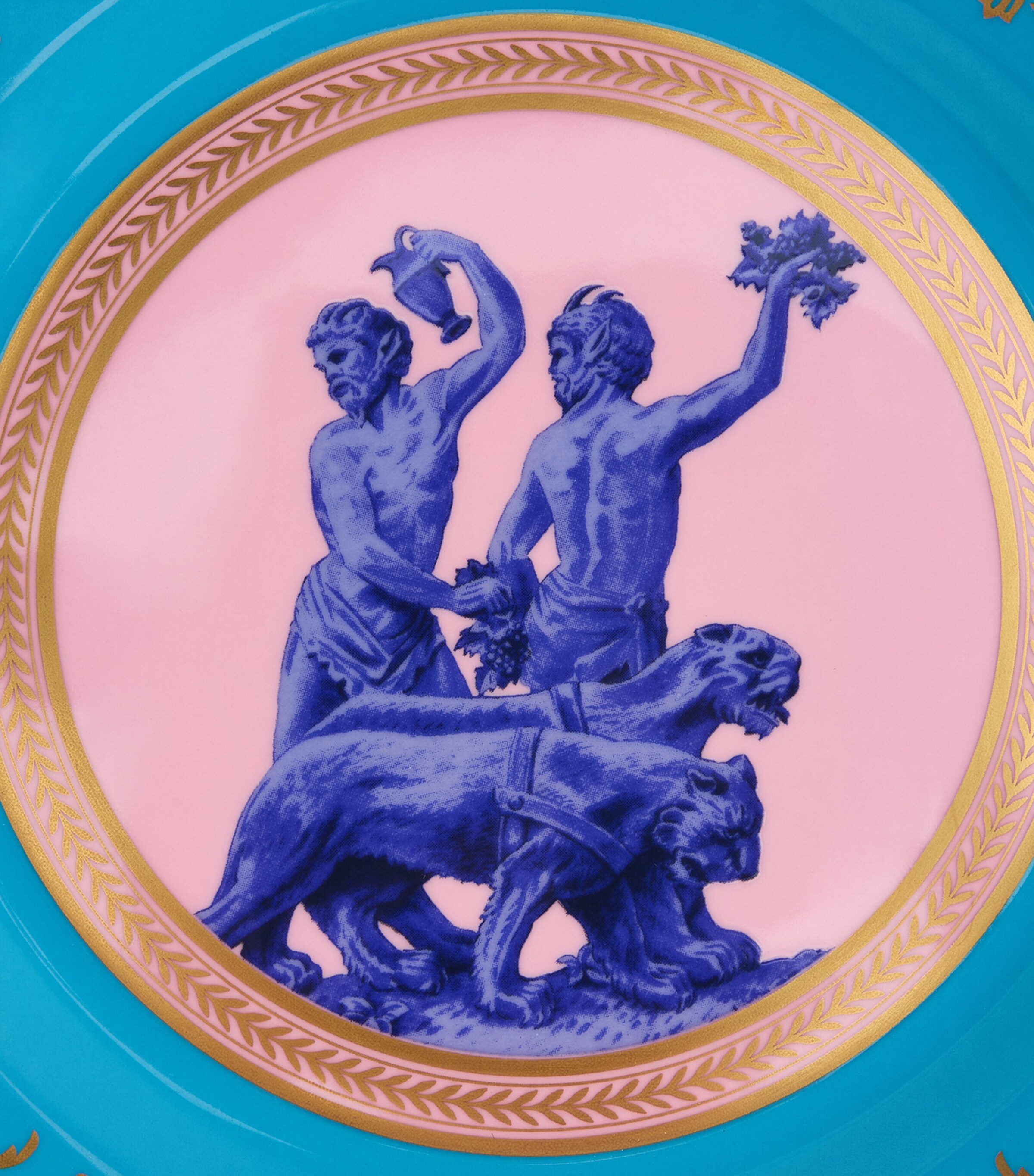Wedgwood Bacchus Plate (20.6cm) Turquoise Image 5