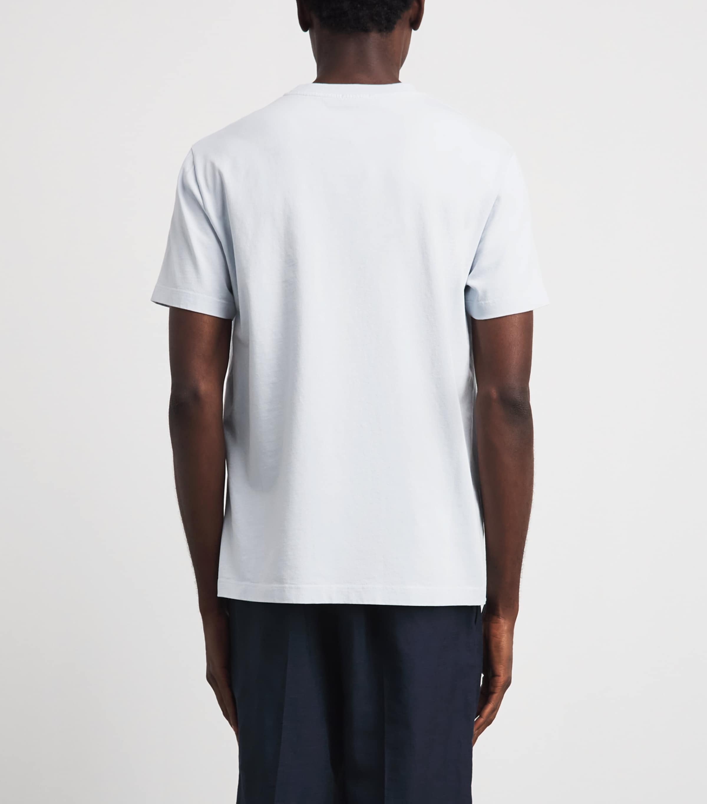 Barena Mens Cotton T-Shirt Cielo Image 5