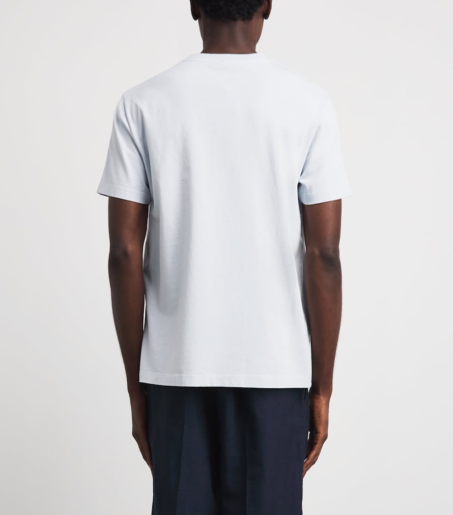 Barena Mens Cotton T-Shirt Cielo Image 5