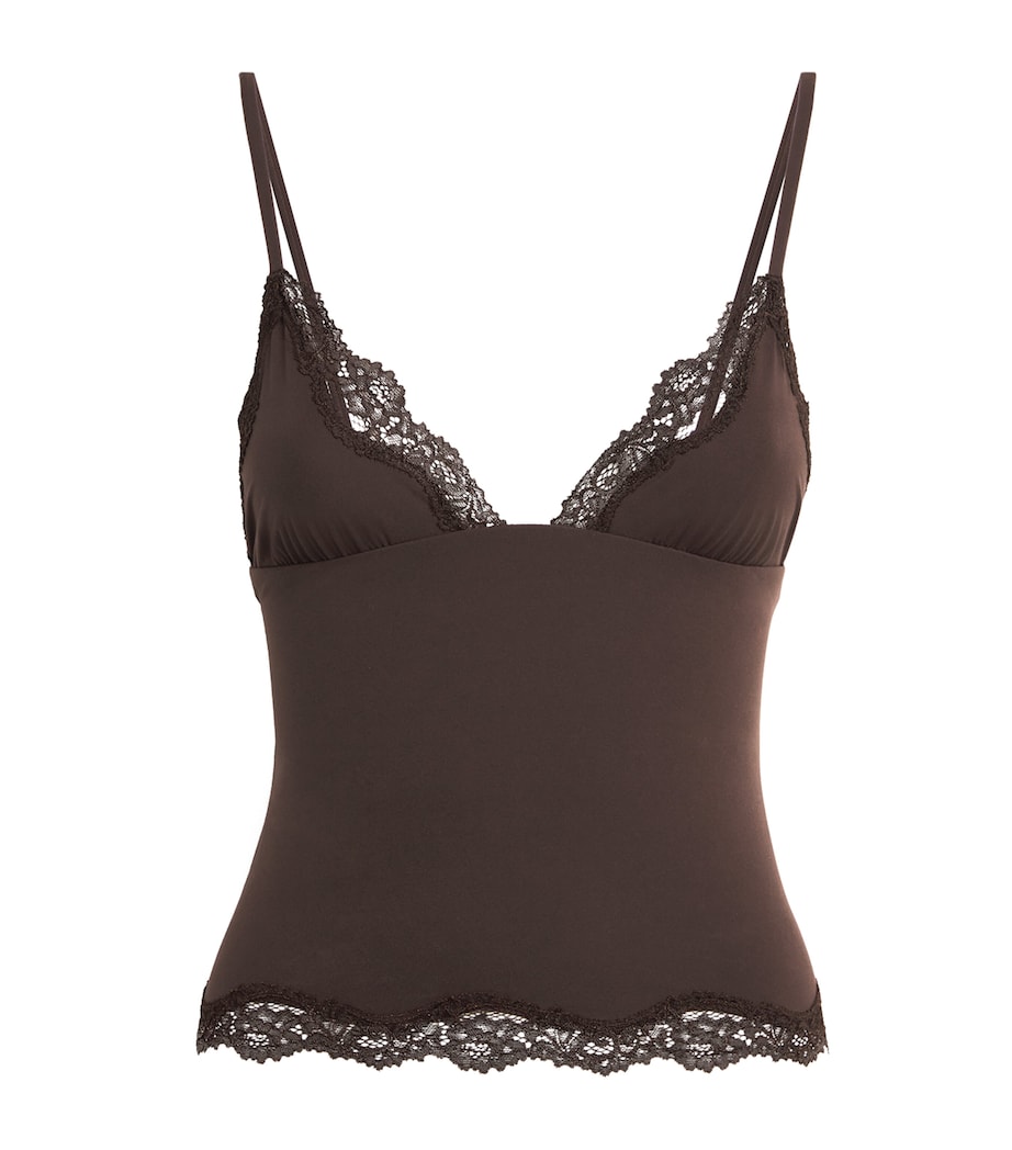 Fits Everybody Lace-Trim Cami ESPRESSO Image 1