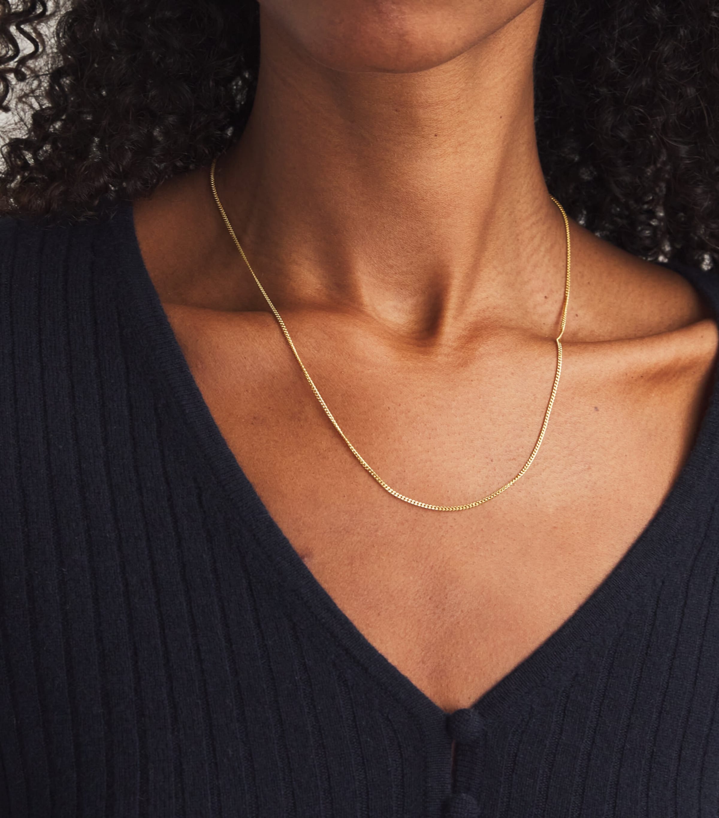 Astrid & Miyu Gold Bold Miyu Necklace Gold Image 2
