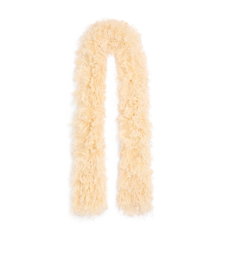 Valentino Garavani Feather Scarf Image 1