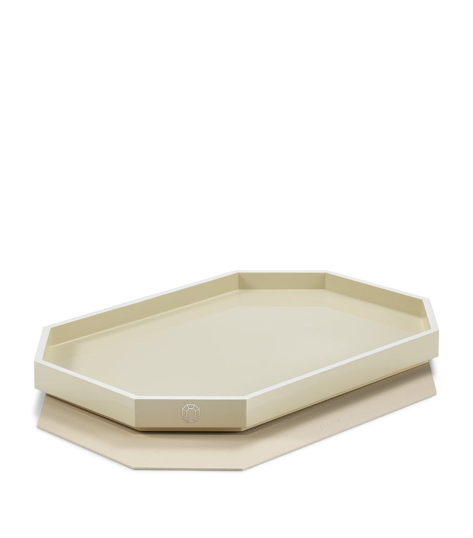 Medium Octagone Tray (46cm x 32cm) CLEAR Image 3