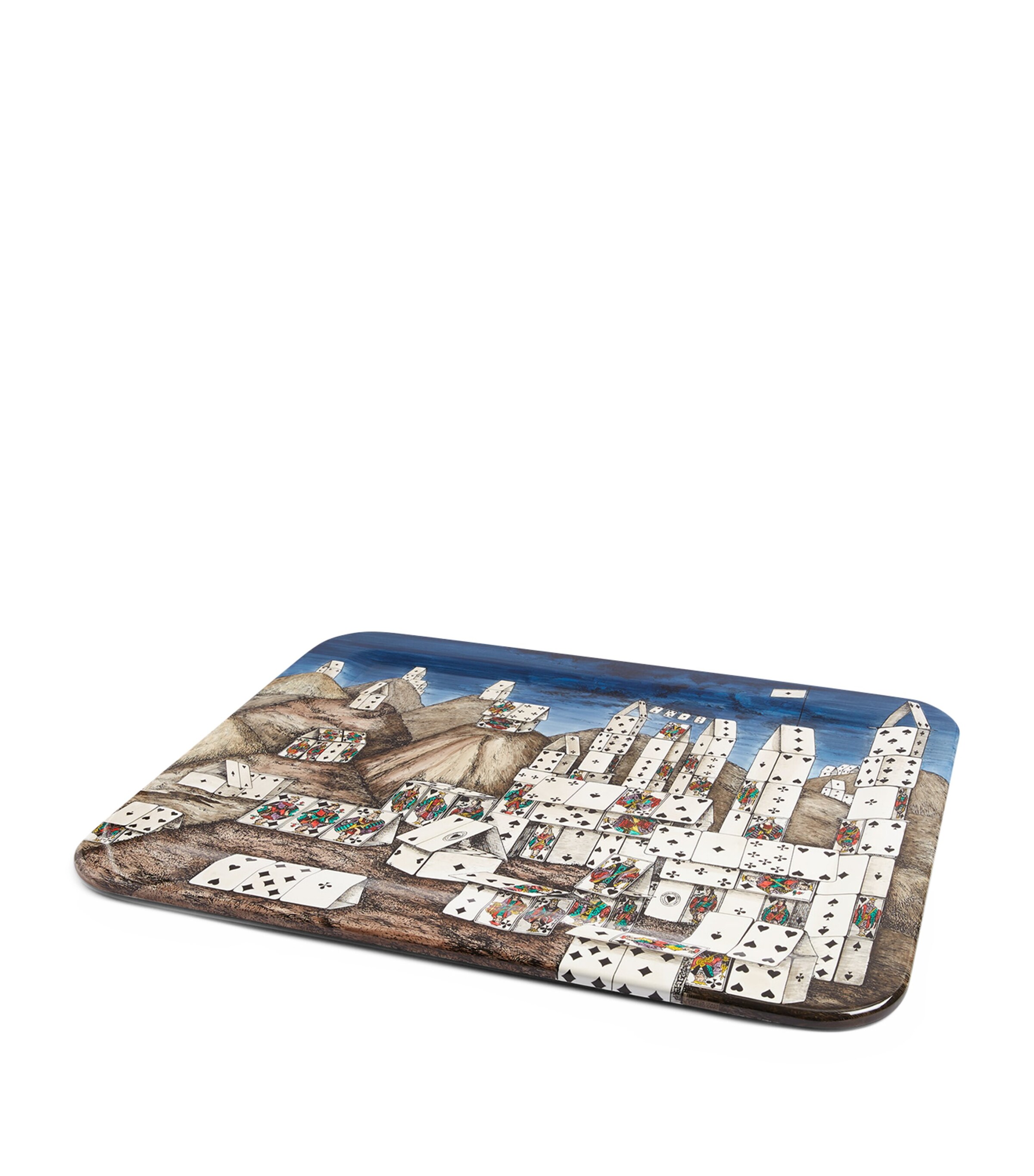 Città di Carte Tray (48cm x 60cm) MULTI Image 2