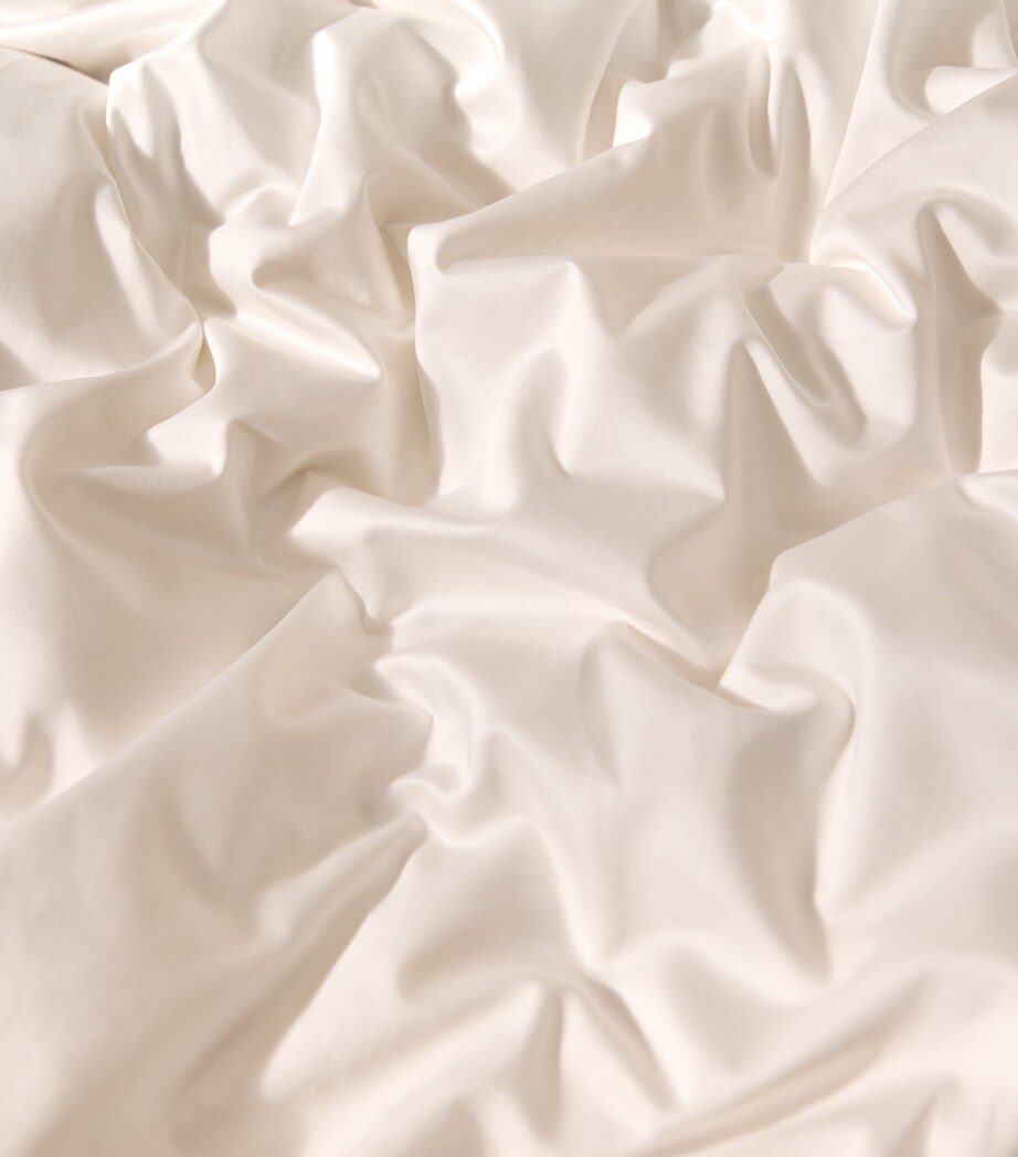 Harrods of London Brompton II Single Flat Sheet (180cm x 260cm) White Image 8