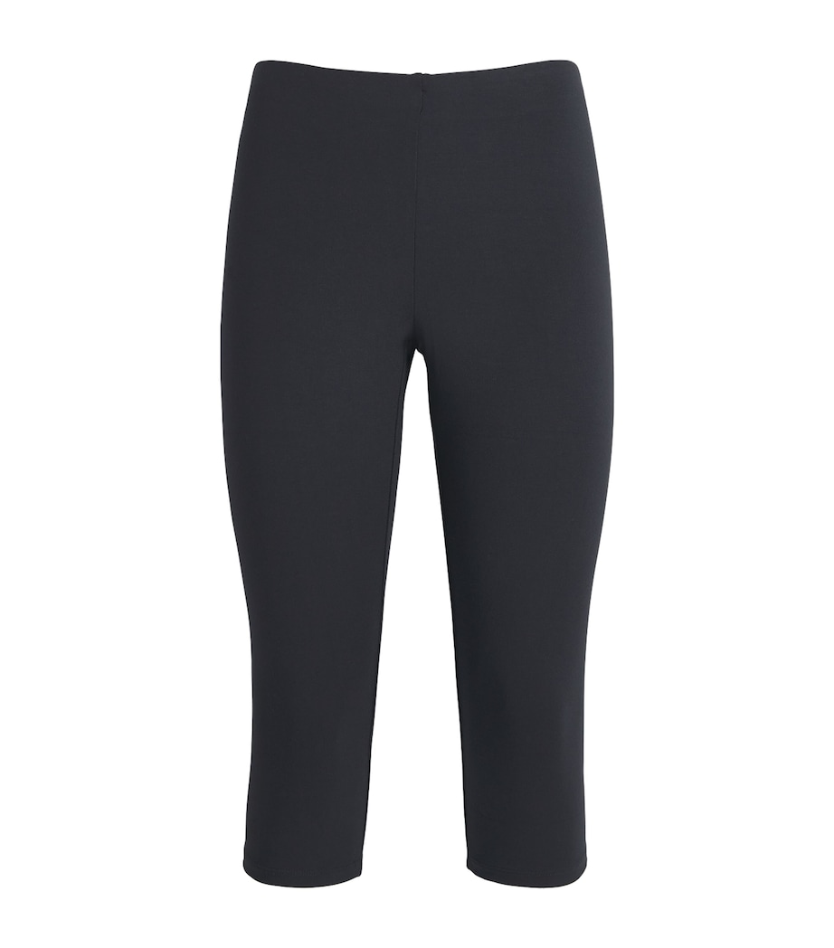 Skims Womens Smooth Layers Capri Pants Obsidian Image 1
