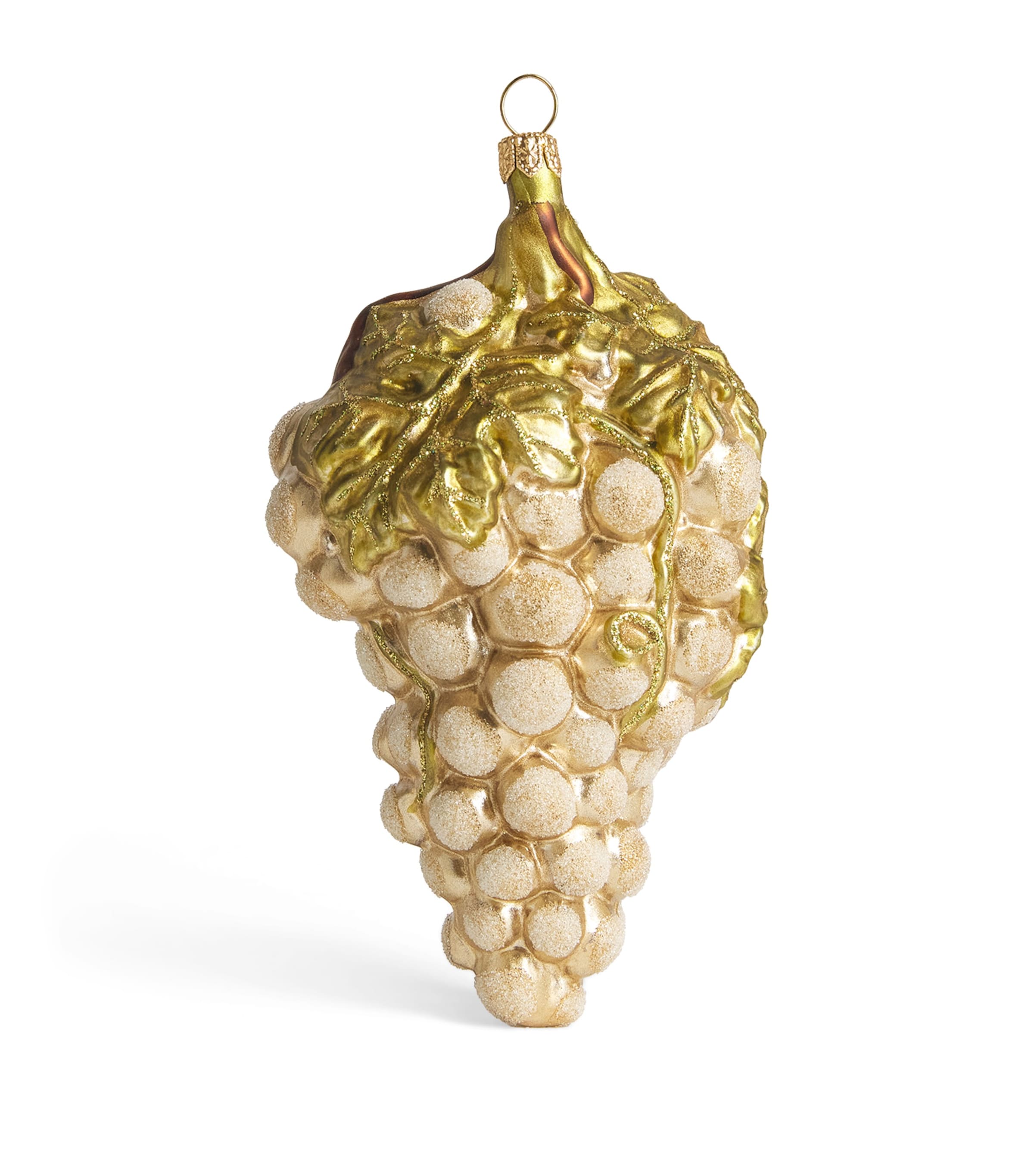 Harrods Glitter Grape Tree Decoration Image 1