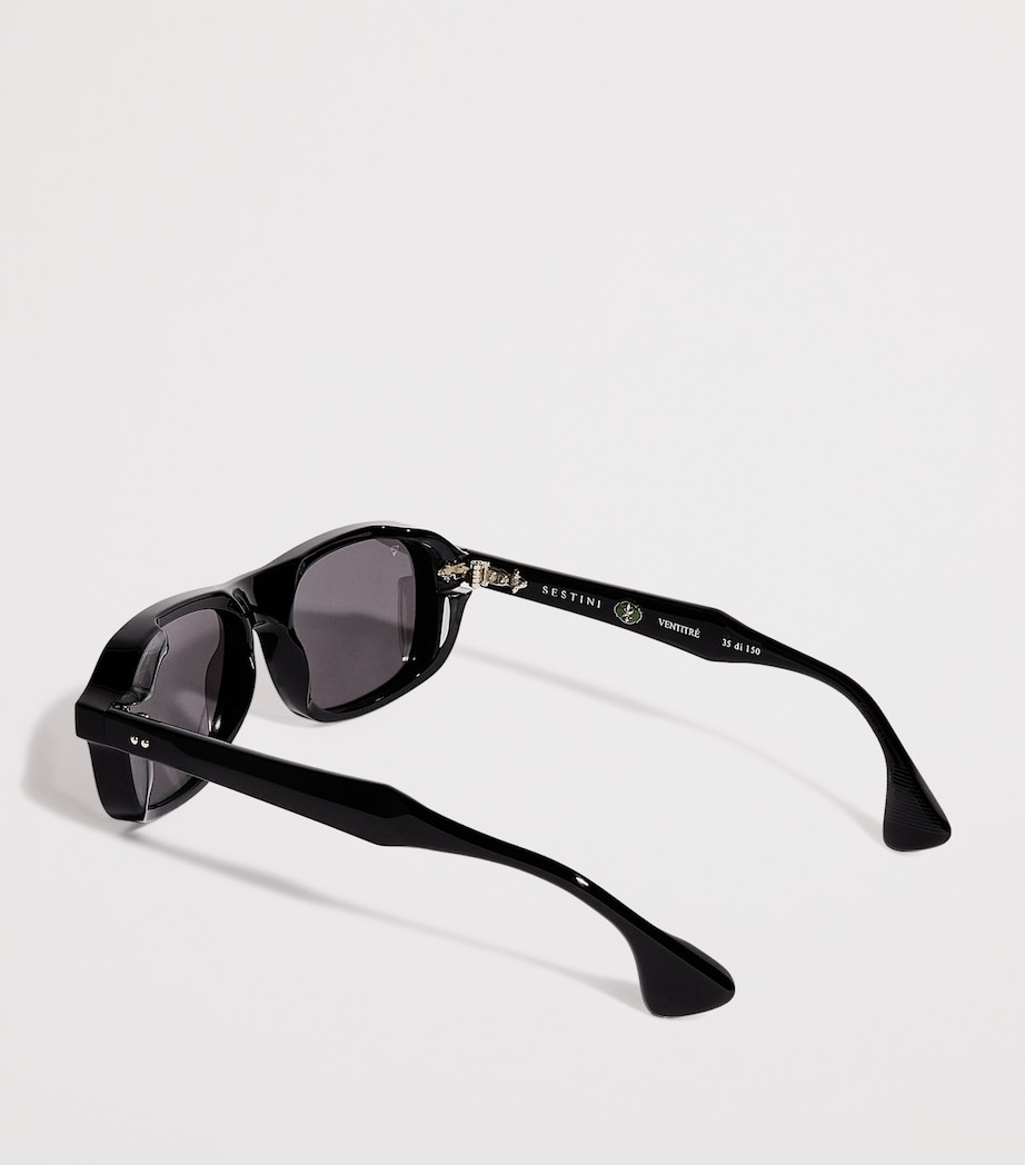 Sestini Acetate Ventitre Sunglasses Black Image 3