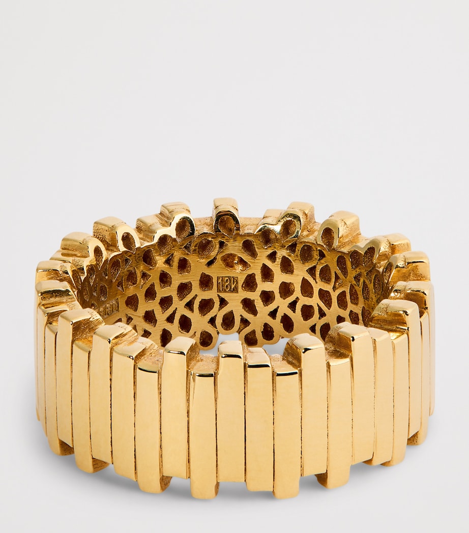 Suzanne Kalan Yellow Gold Golden Milli Stacker Ring Yg Image 4
