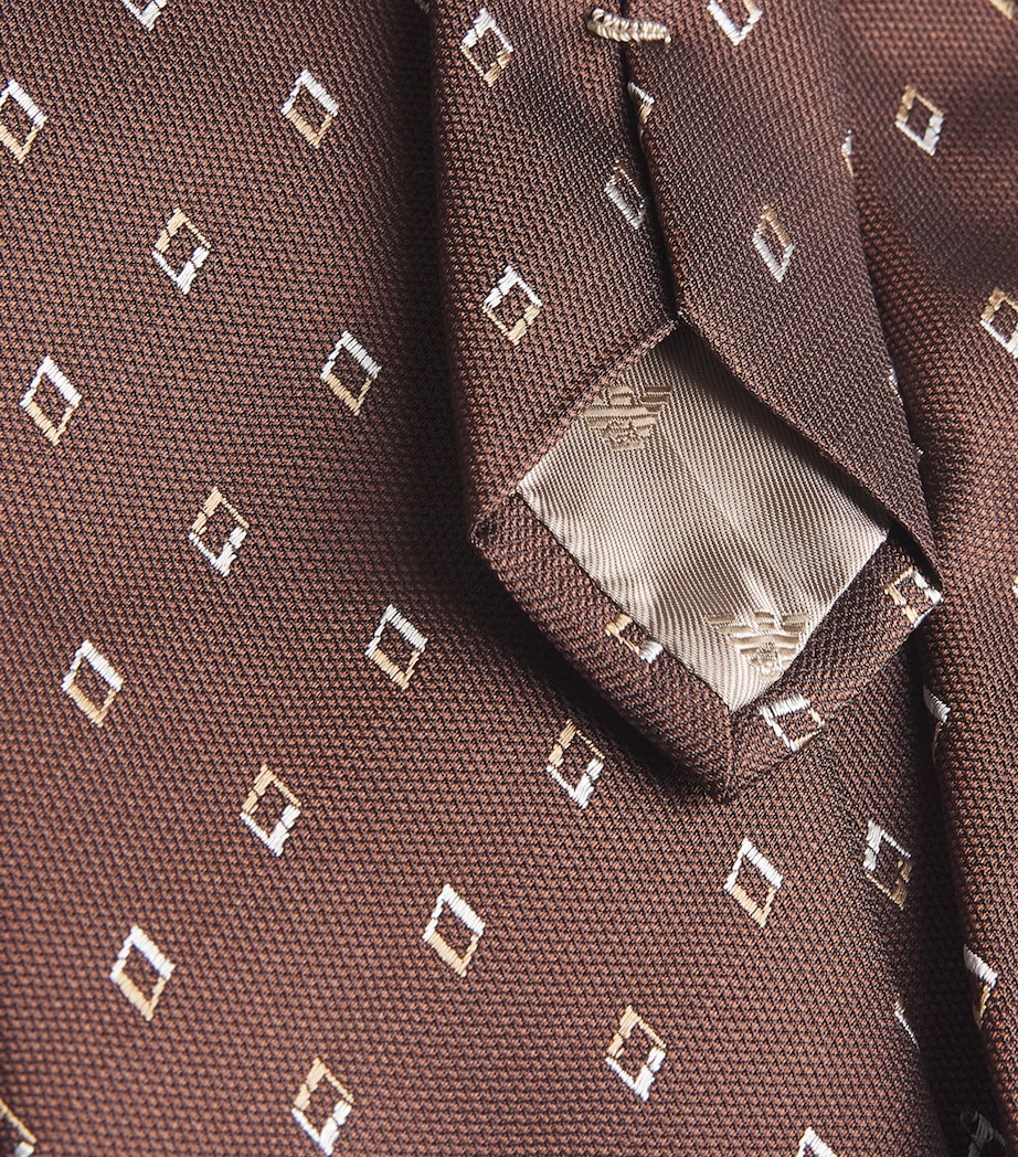Silk Jacquard Diamond Tie F6147 Image 3