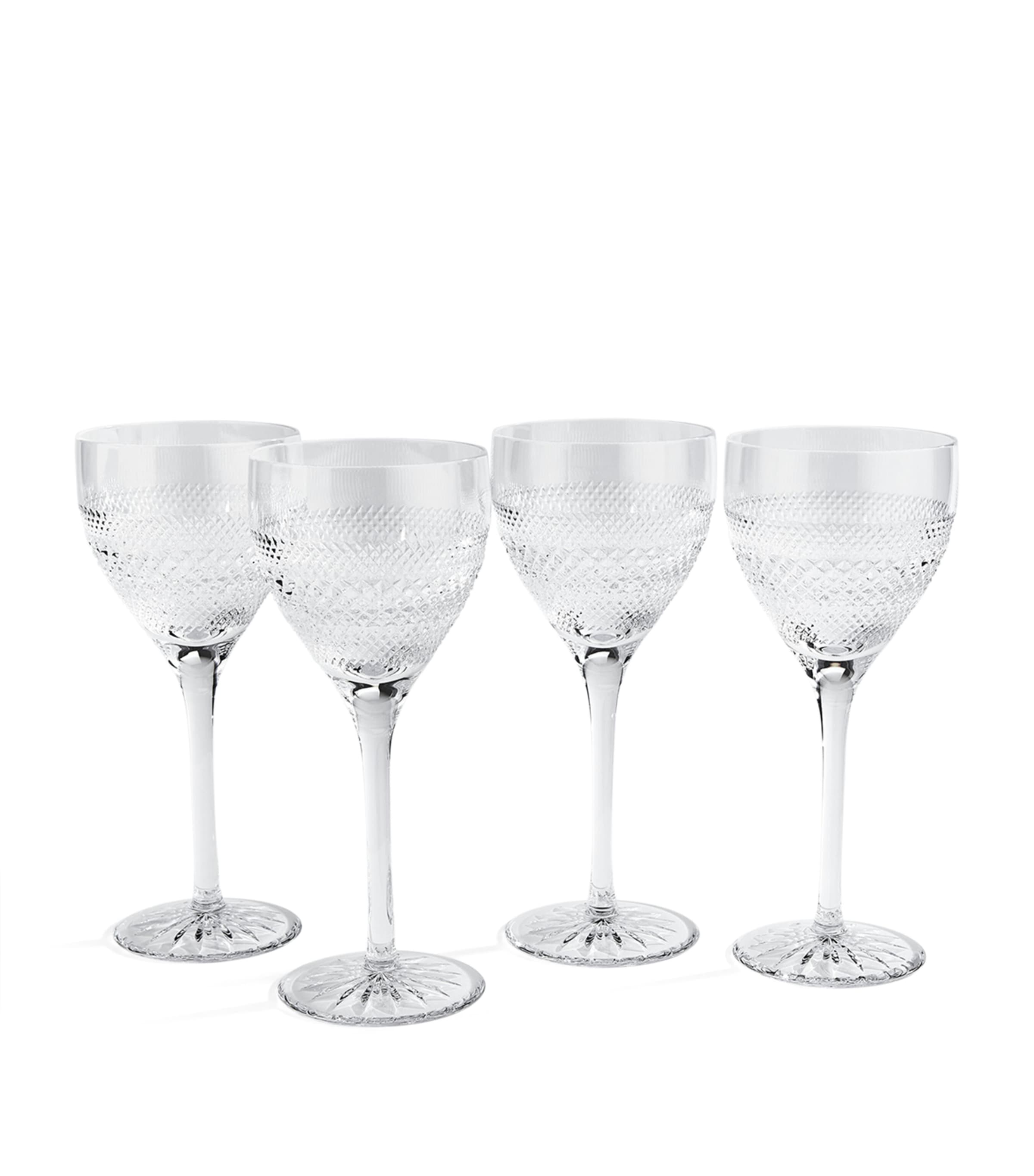 Shop Soho Home Set Of 4 Huxley Red Wine Glasses In Clear