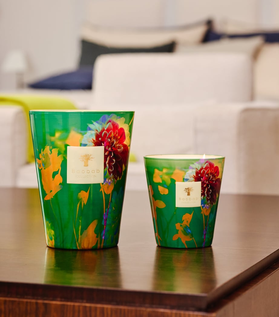 Baobab Collection Arty Flowers Bouquet Scented Candle (2.3kg) Teal Image 2