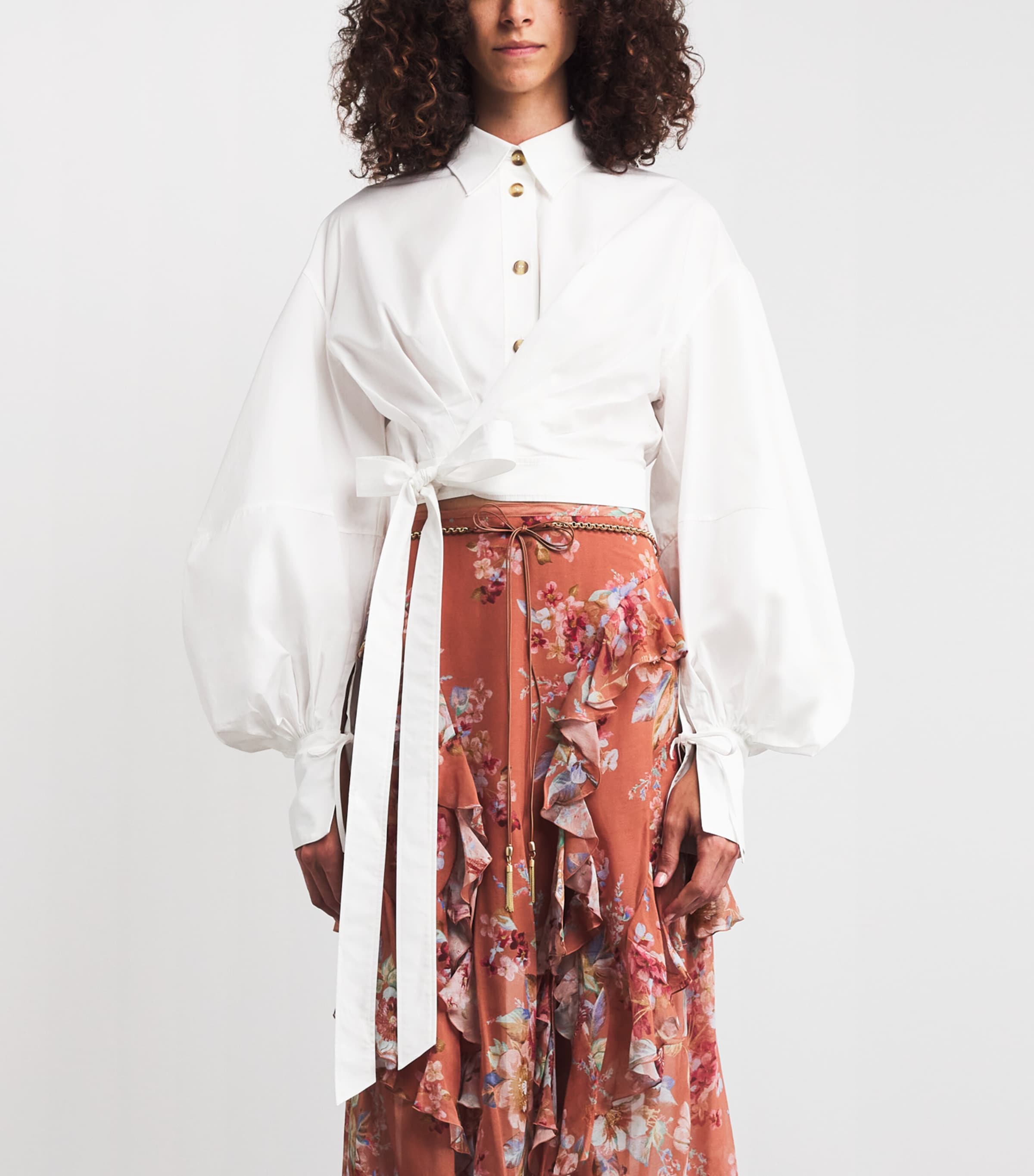 Cotton Poplin Rebellion Blouse IVO IVORY Image 3