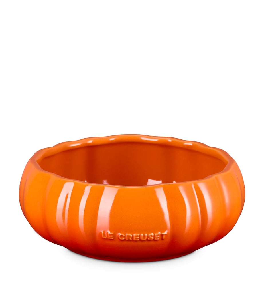 Le Creuset Stoneware Pumpkin Bowl (750ml) Orange Image 1