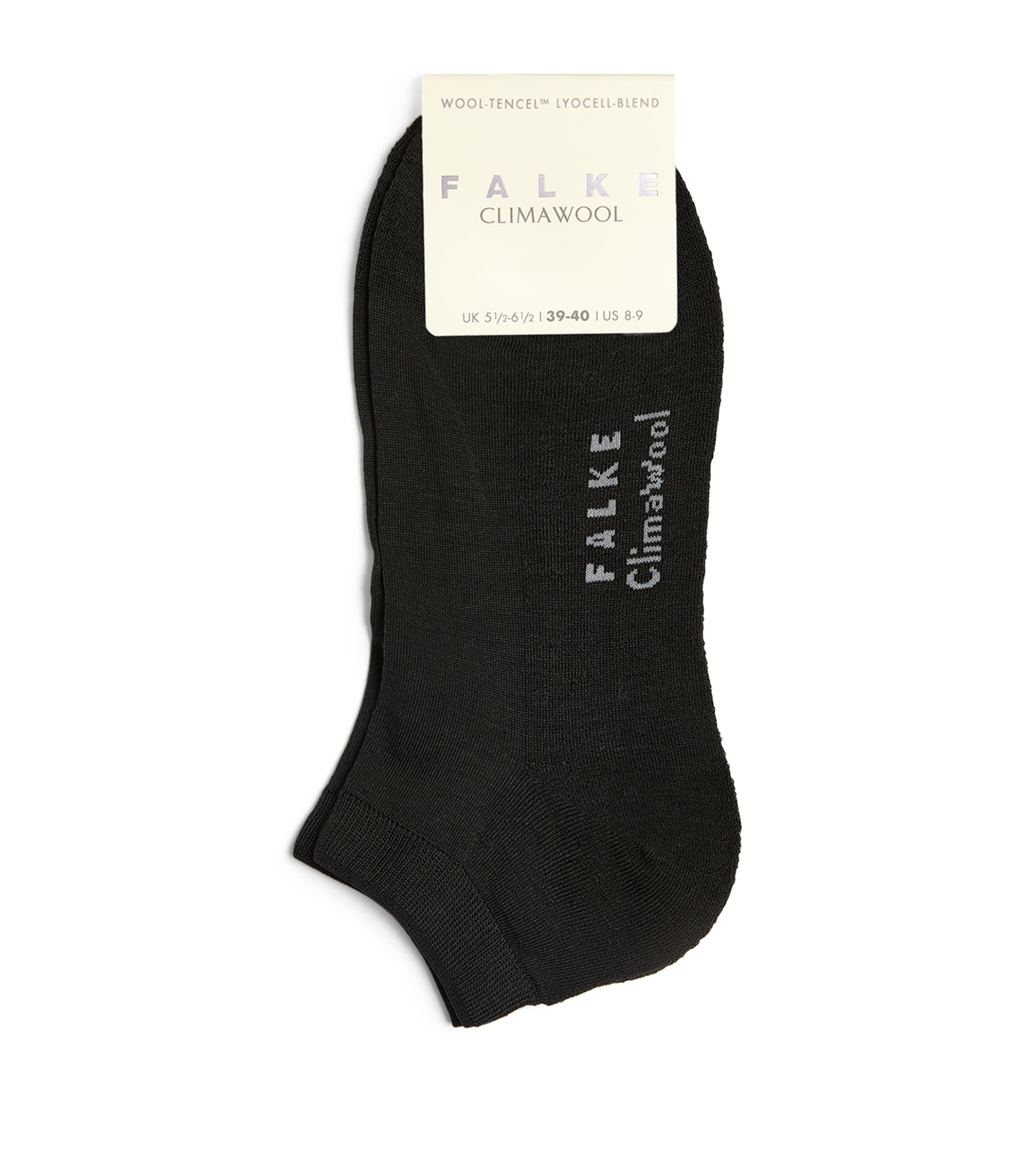 Falke Womens ClimaWool Socks Black Image 1