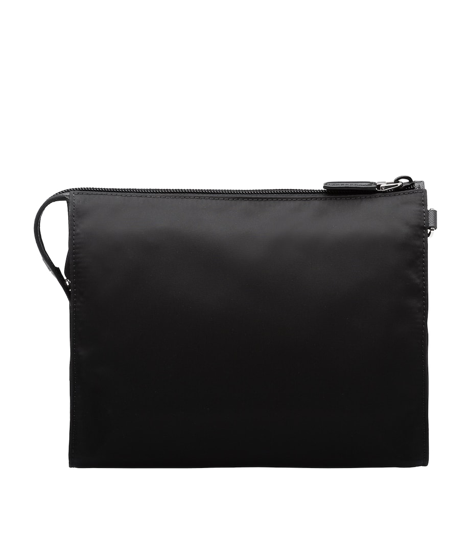 Prada Re-Nylon and Saffiano Leather Pouch Image 2