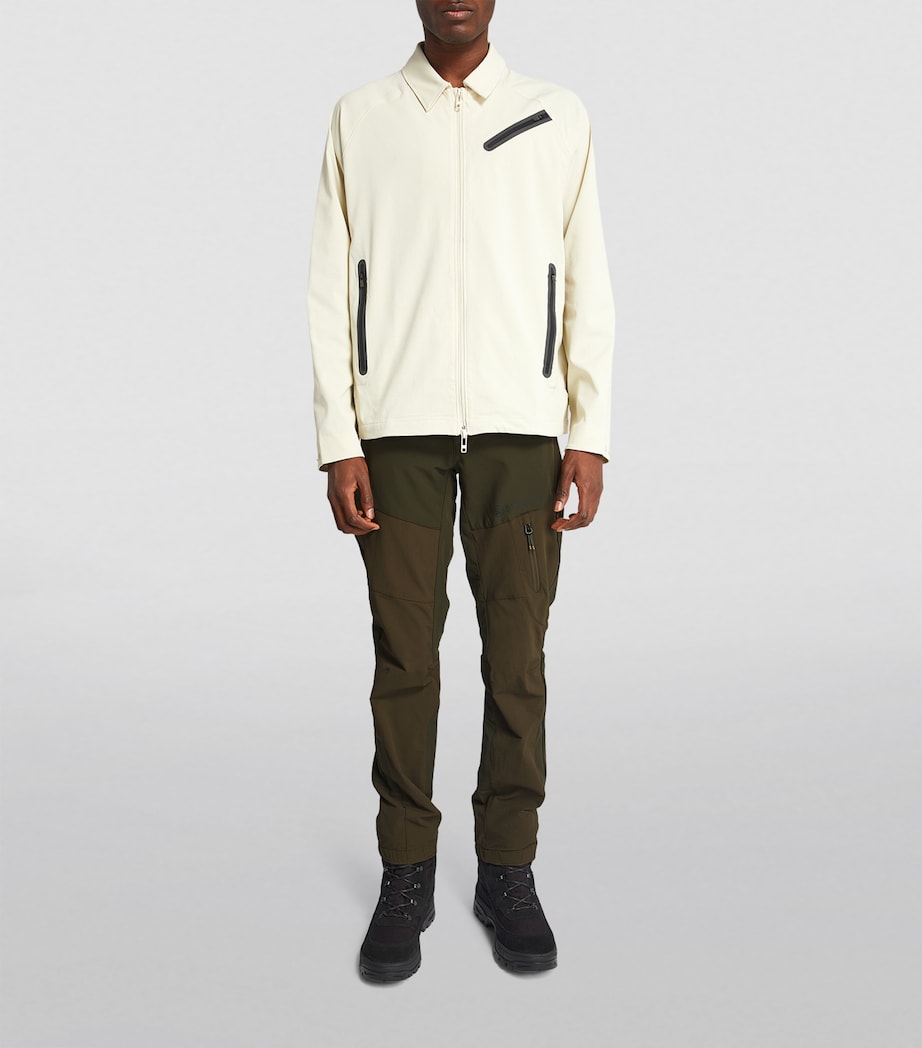 Stretch-Cotton Trousers 07AA - GREEN MOSS Image 2