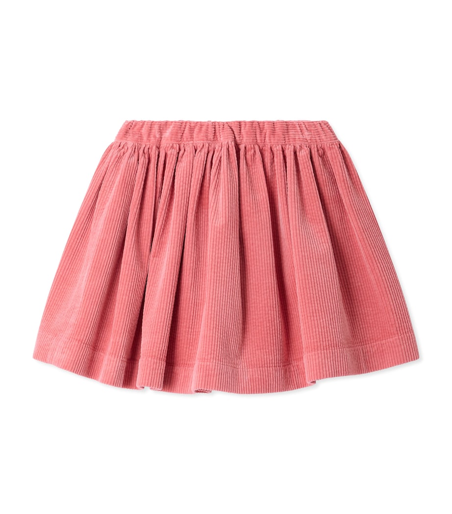Bonpoint Cotton Corduroy Skirt (4-8 Years) Framboise Image 1