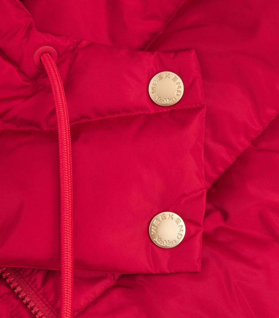 Down Water-Repellent Puffer Jacket RED Image 5