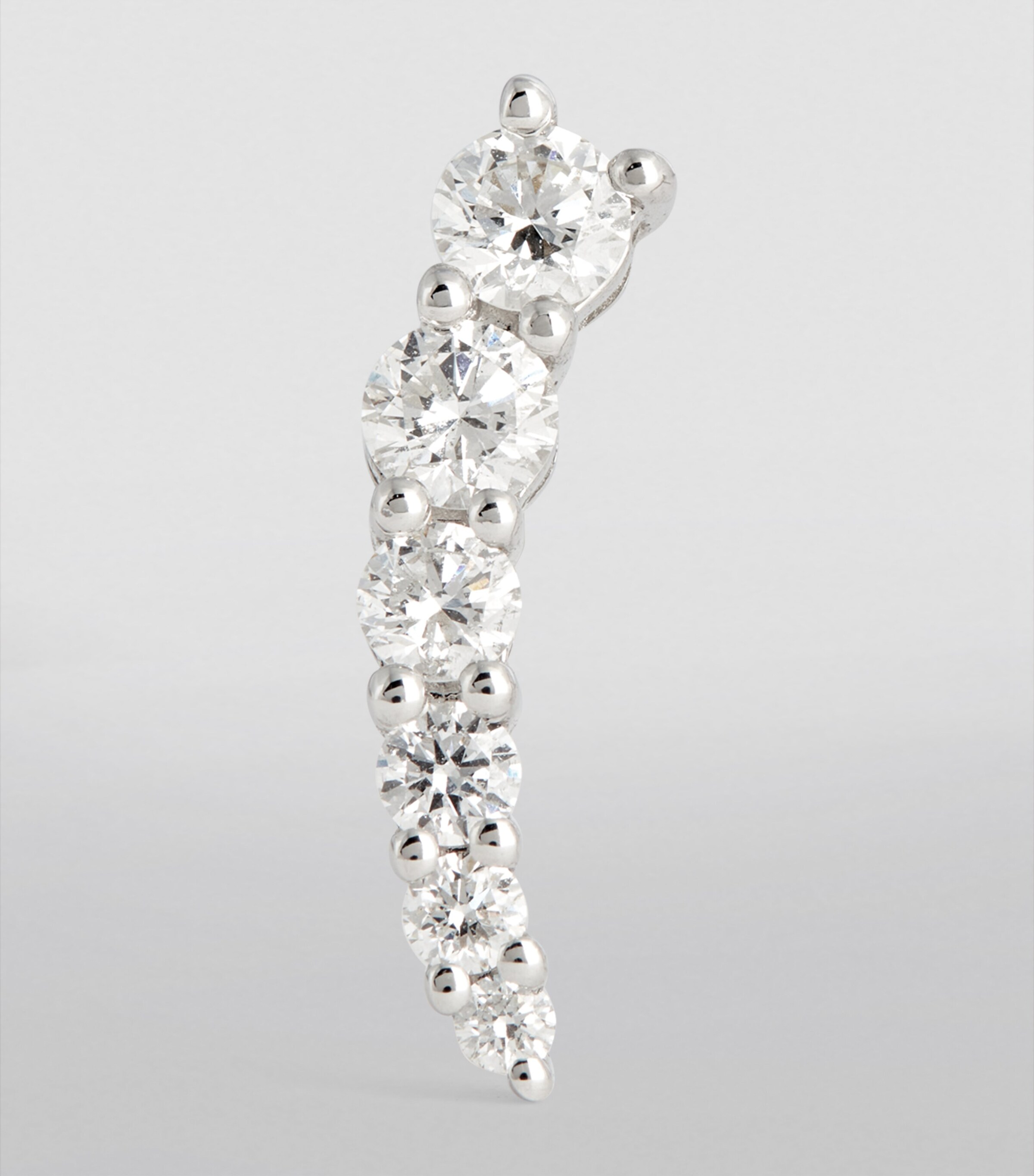 Anita Ko White Gold and Diamond Floating Single Left Earring White Gold Image 2
