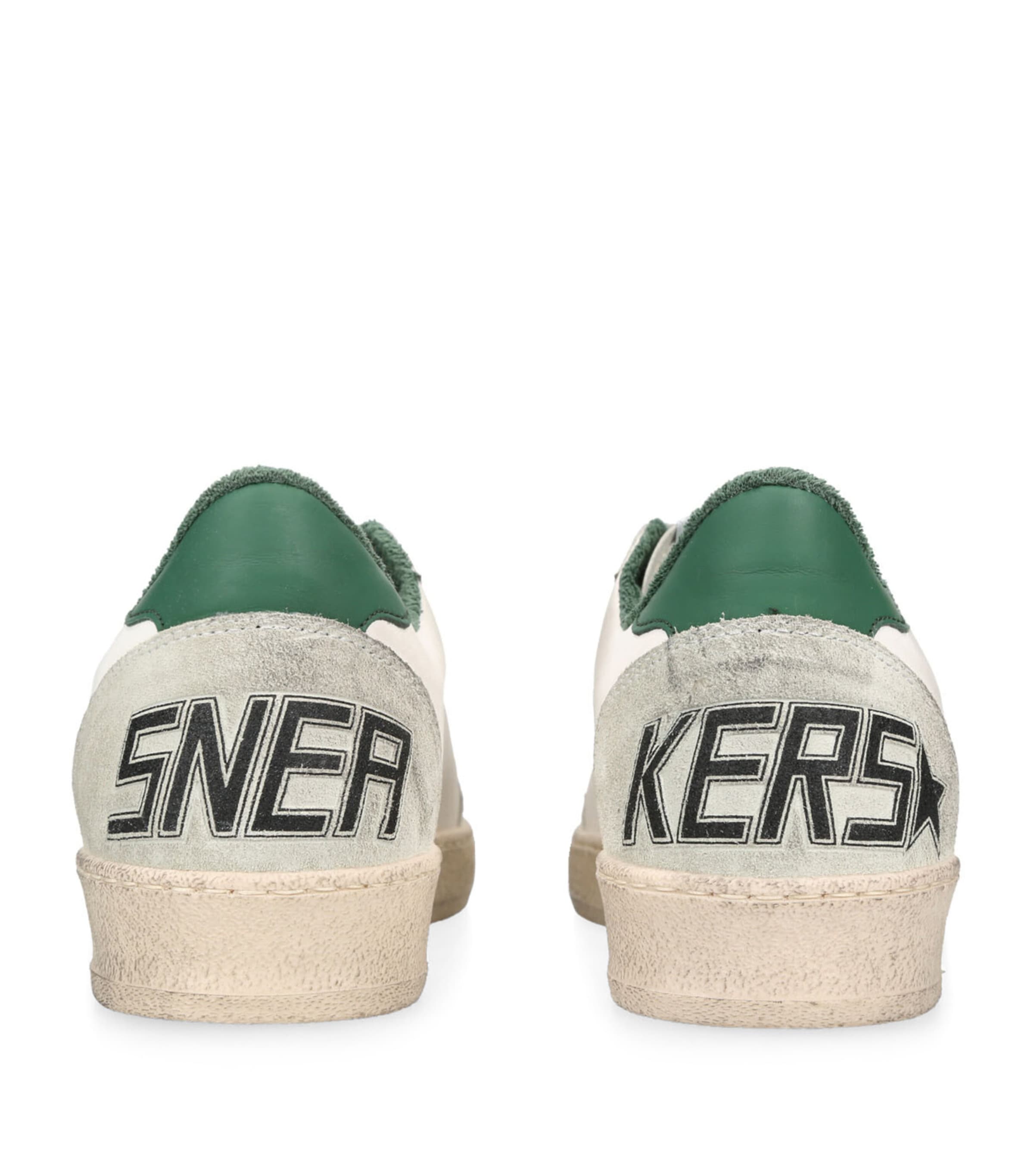 Leather Ball Star Sneakers GREEN OTH Image 2