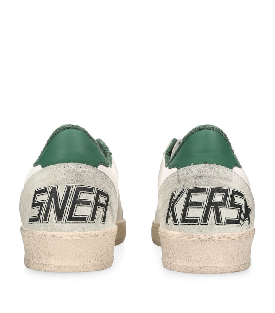 Leather Ball Star Sneakers GREEN OTH Image 2