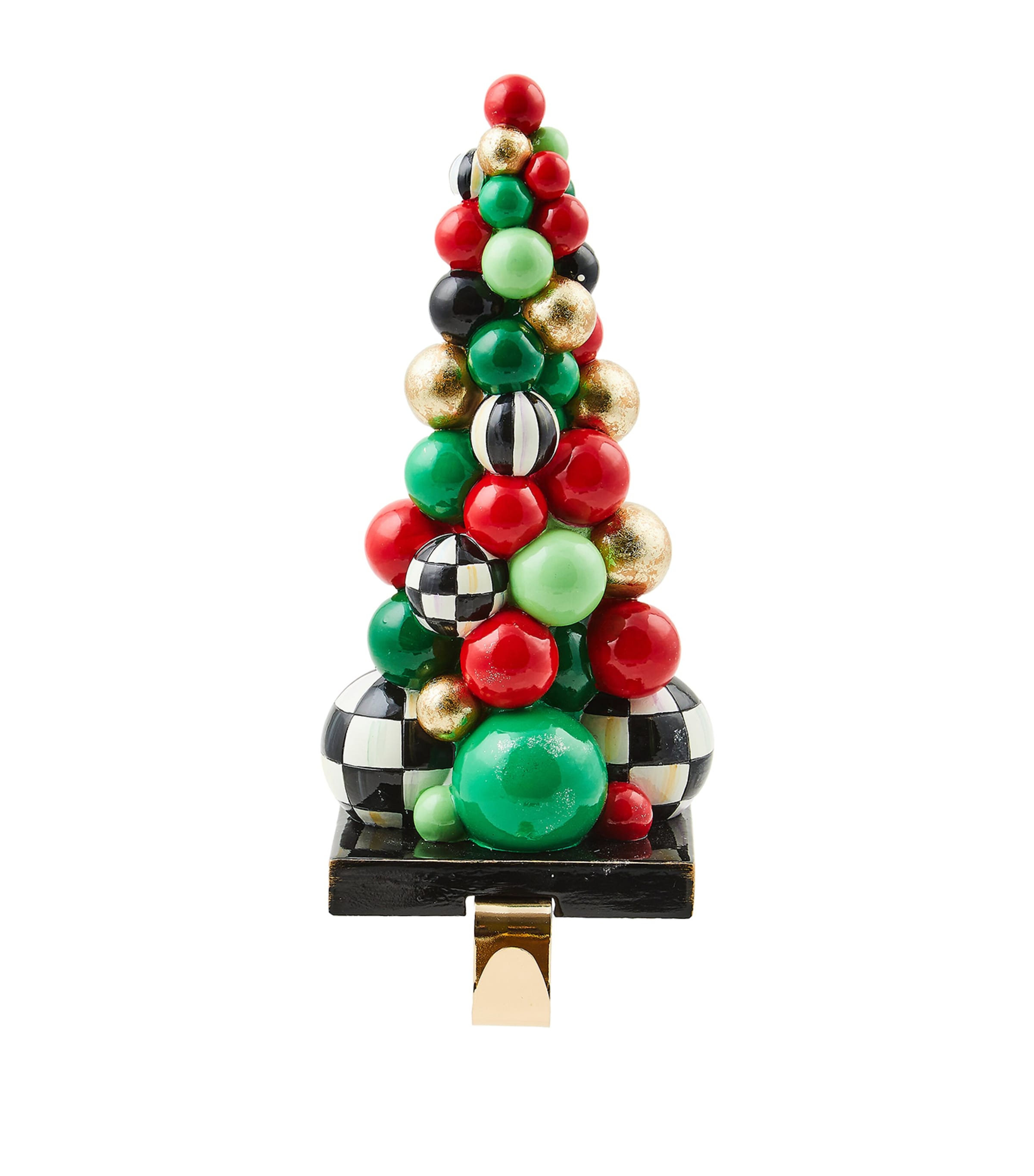 MACKENZIE-CHILDS BAUBLE TREE STOCKING HOOK