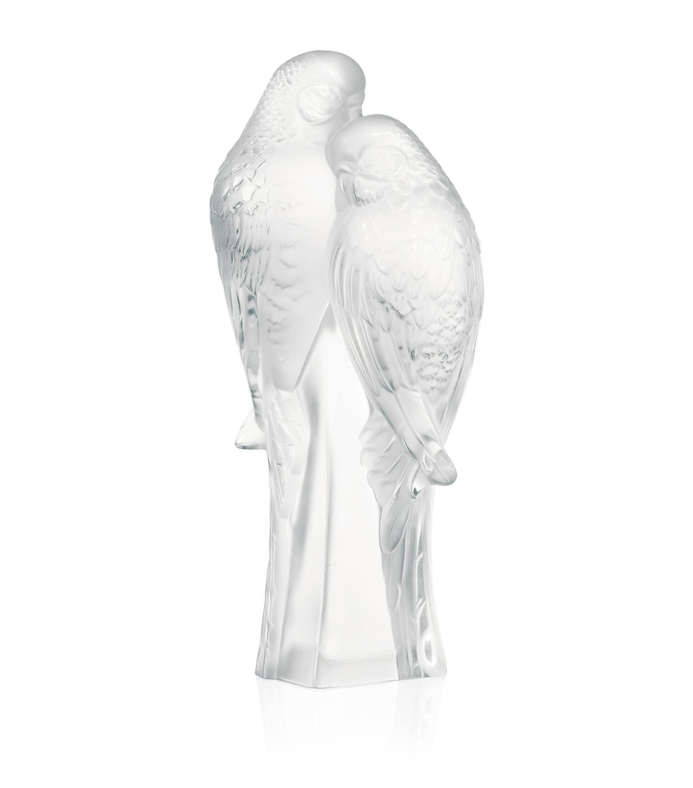 Crystal Parakeets Sculpture INCOLORE Image 1