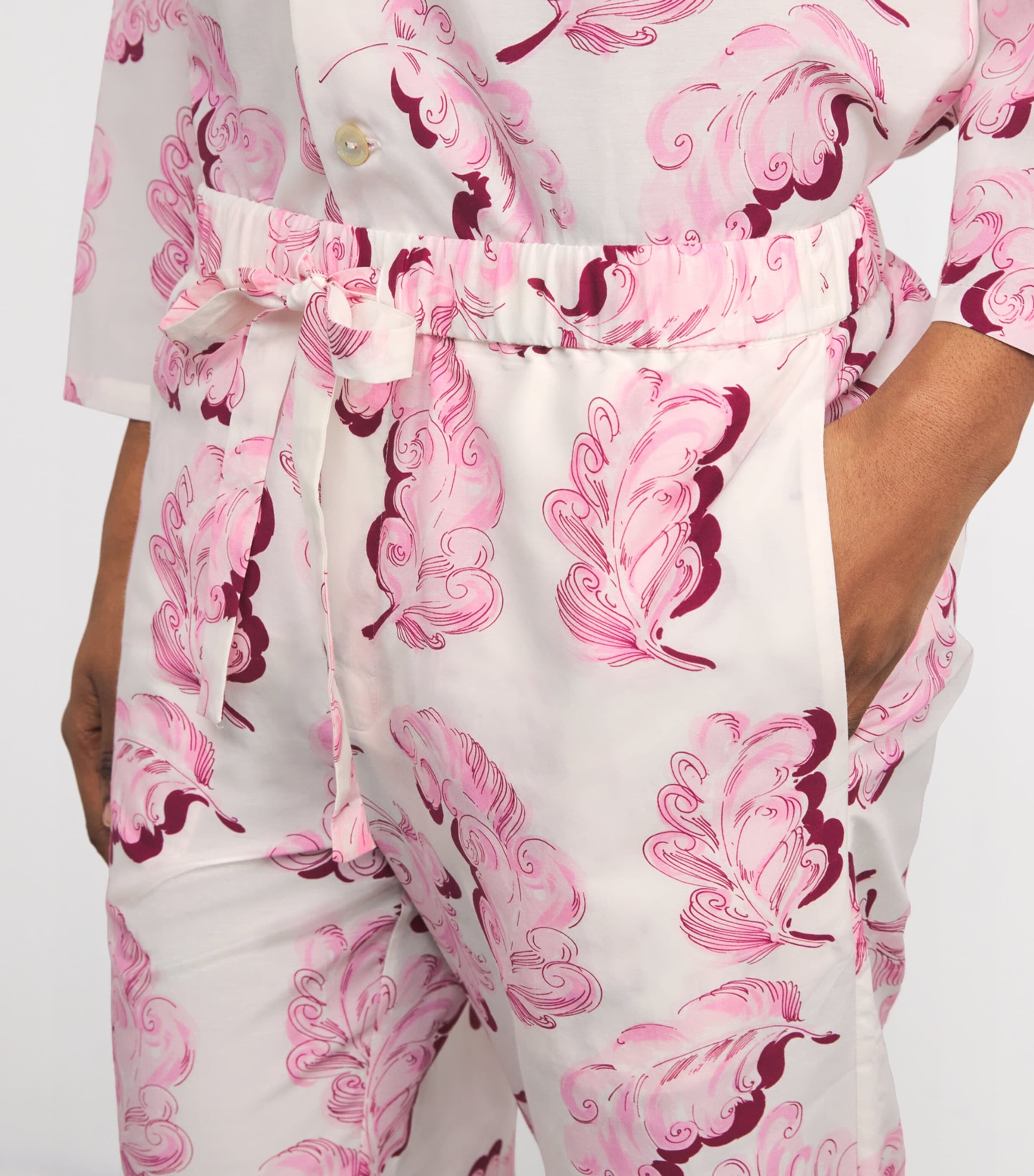 Cotton-Silk Plume Casablanca Pyjama Set 26 PLUME Image 6