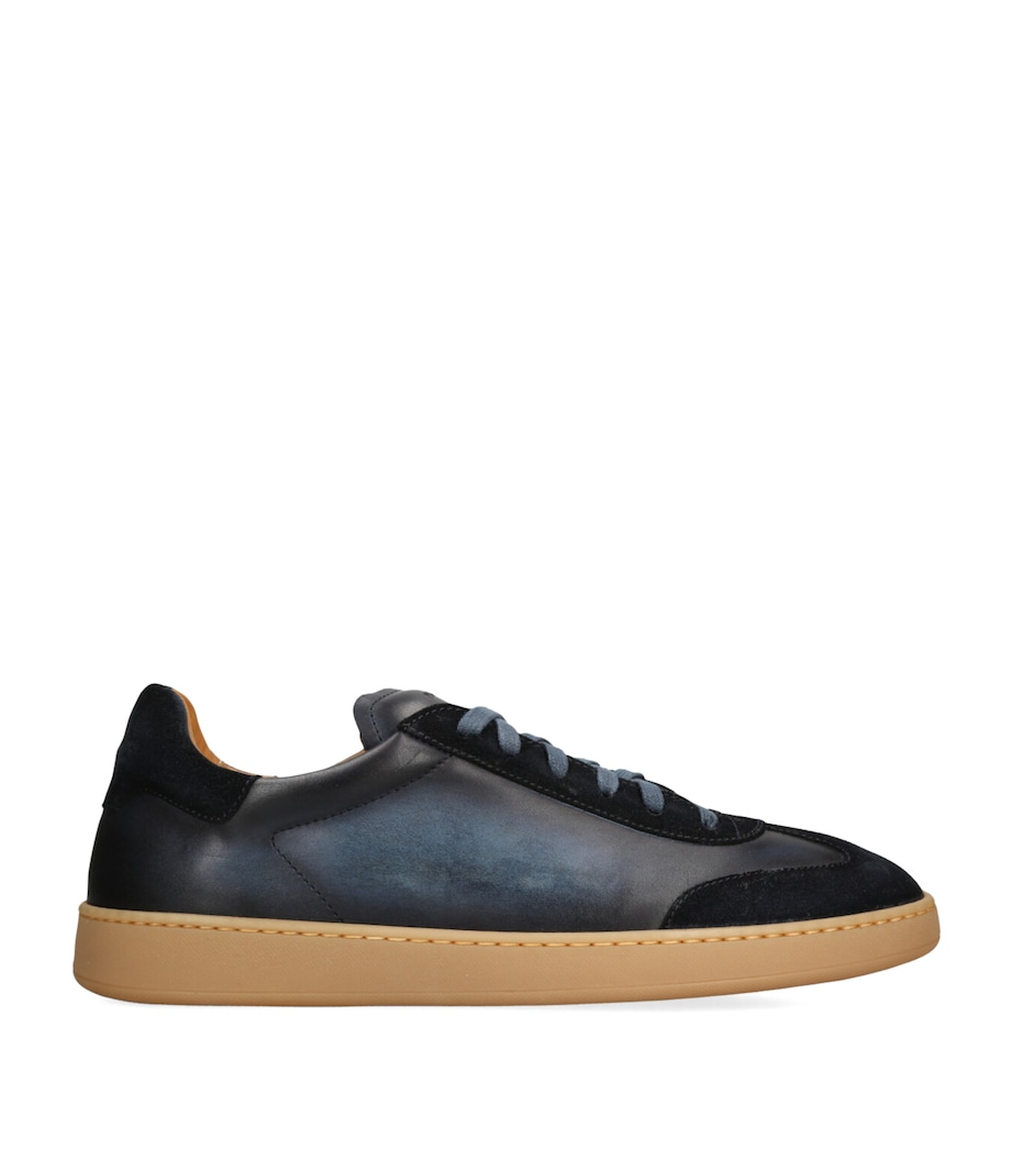 Leather Kaido Sneakers NAVY Image 1
