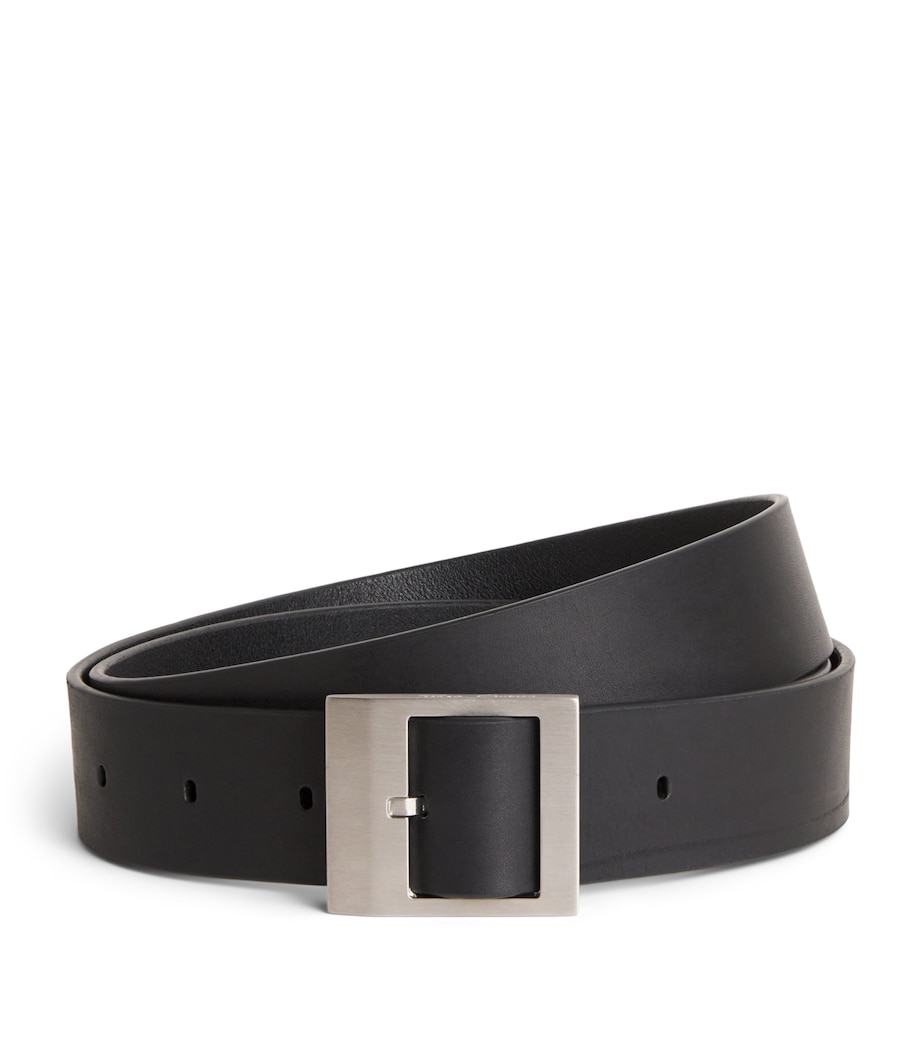 Rick Owens Leather Stooges Belt Black Image 1