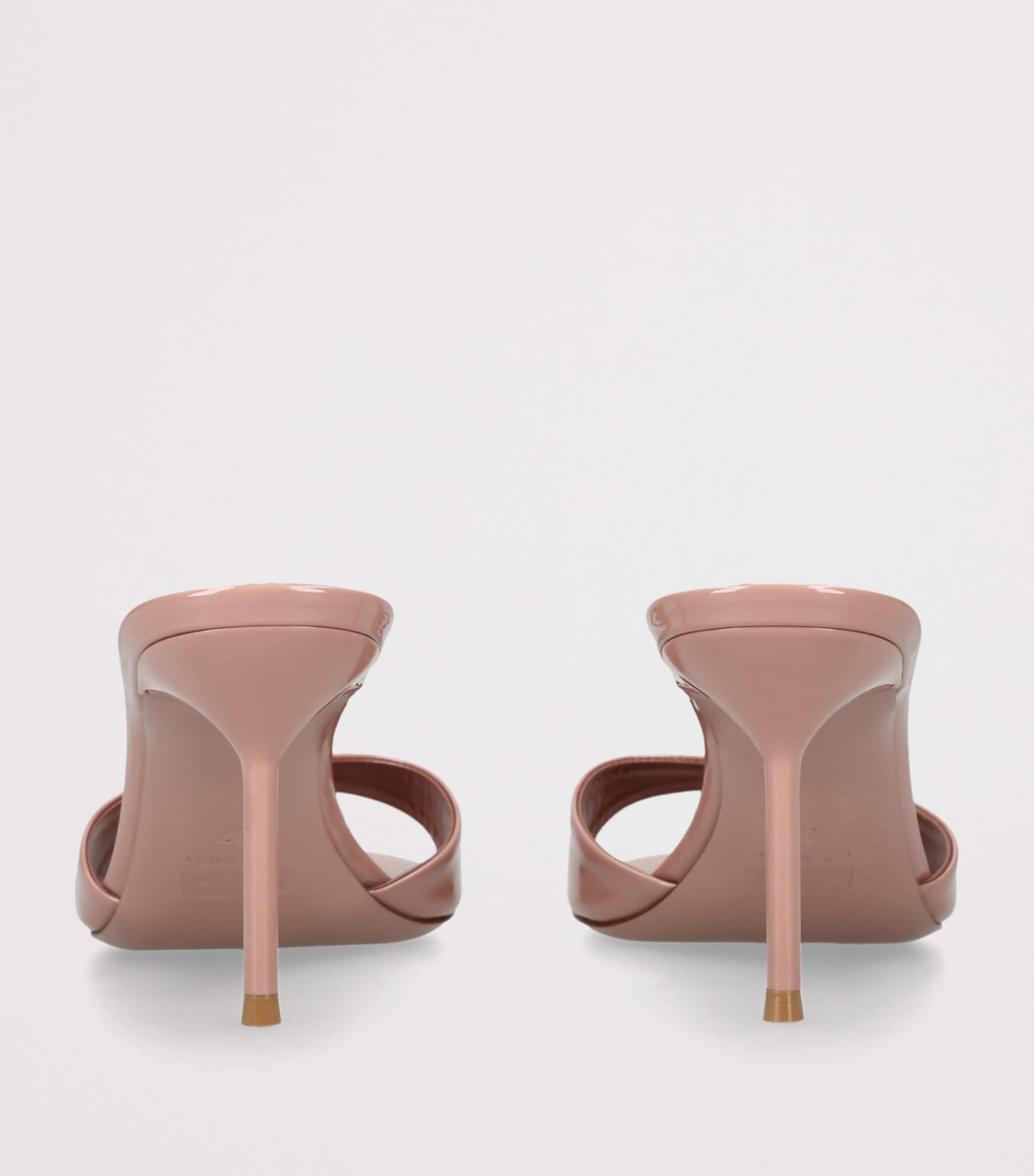 Patent Leather Lidia Mules 70 BLUSH Image 2