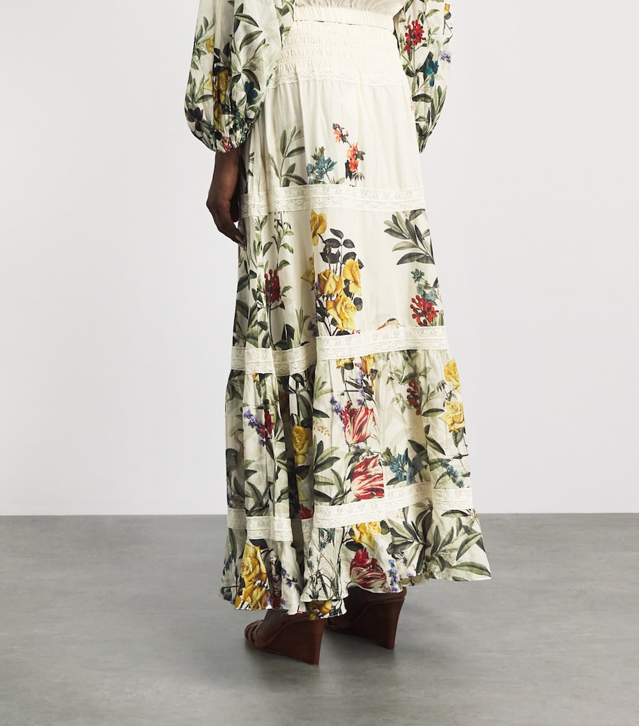 Alice+Olivia Womens Cotton Stevie Maxi Dress Dsrt Sprgs Vnla Image 5