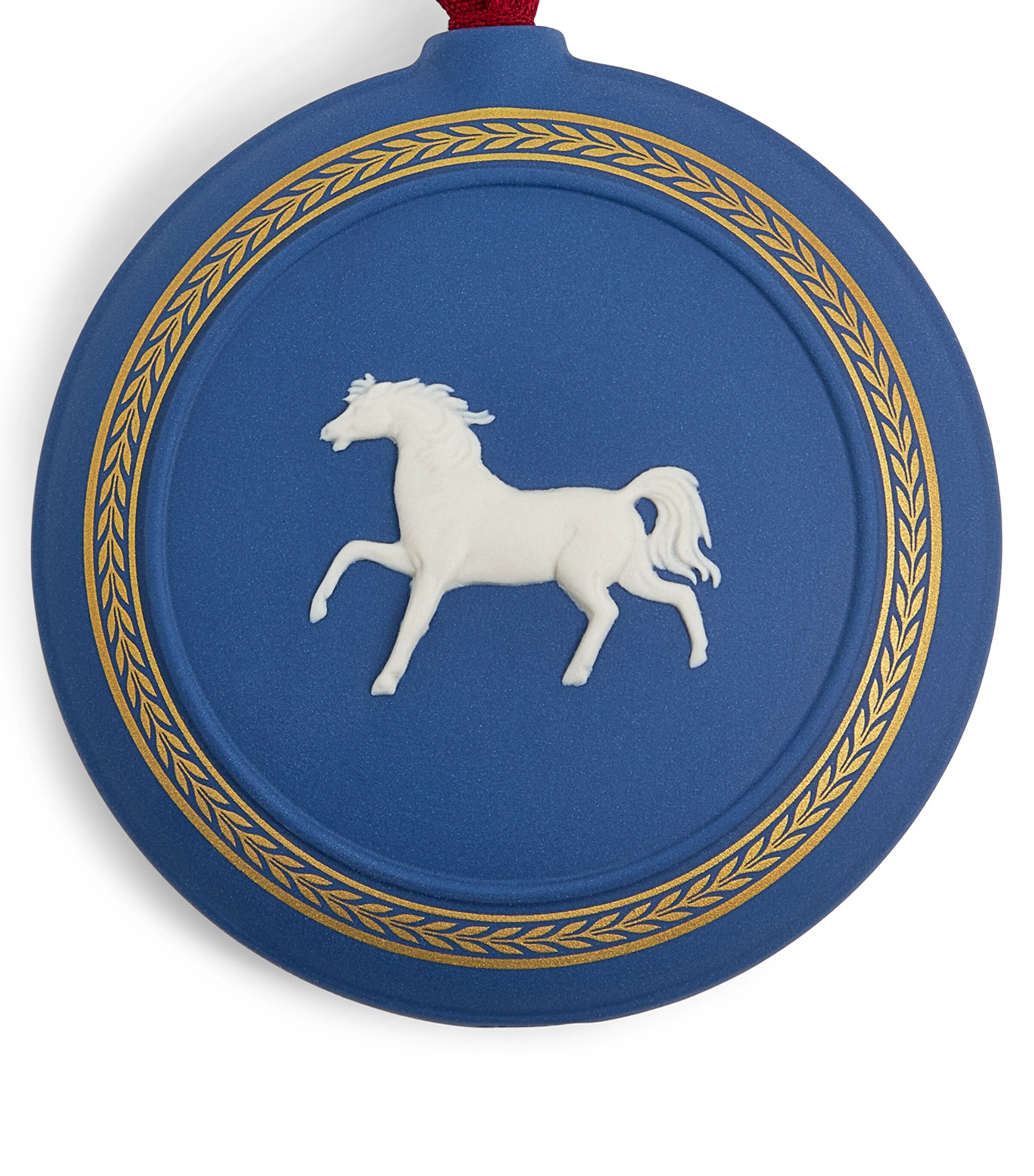 Wedgwood Year of the Horse 2026 Tree Decoration Blue Image 3