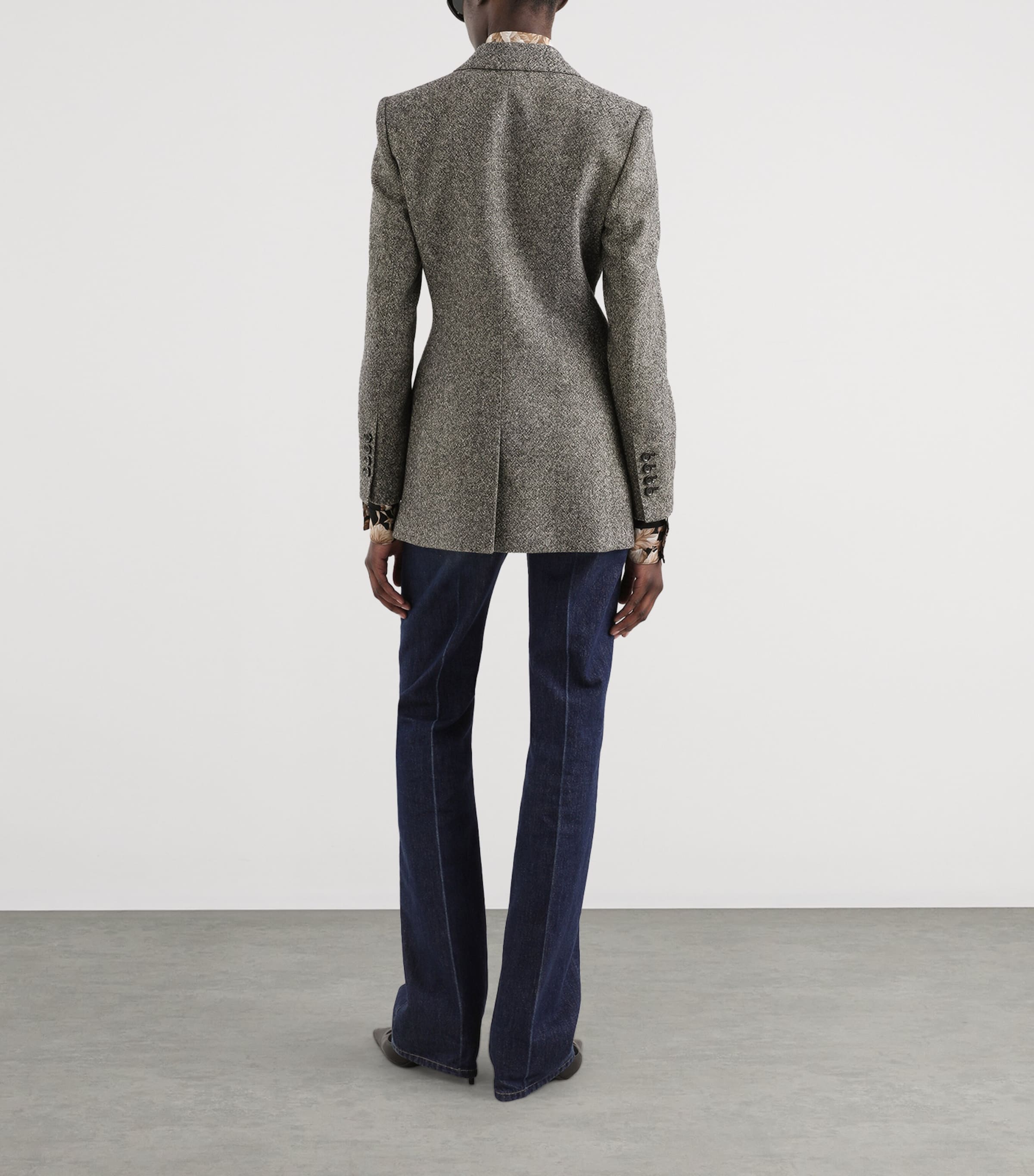 Stretch-Wool Single-Breasted Blazer FANTASY Image 3