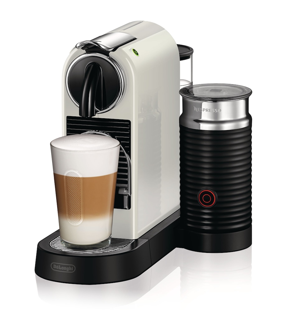 Nespresso CitiZ Coffee Pod Machine and Frother WHITE Image 1