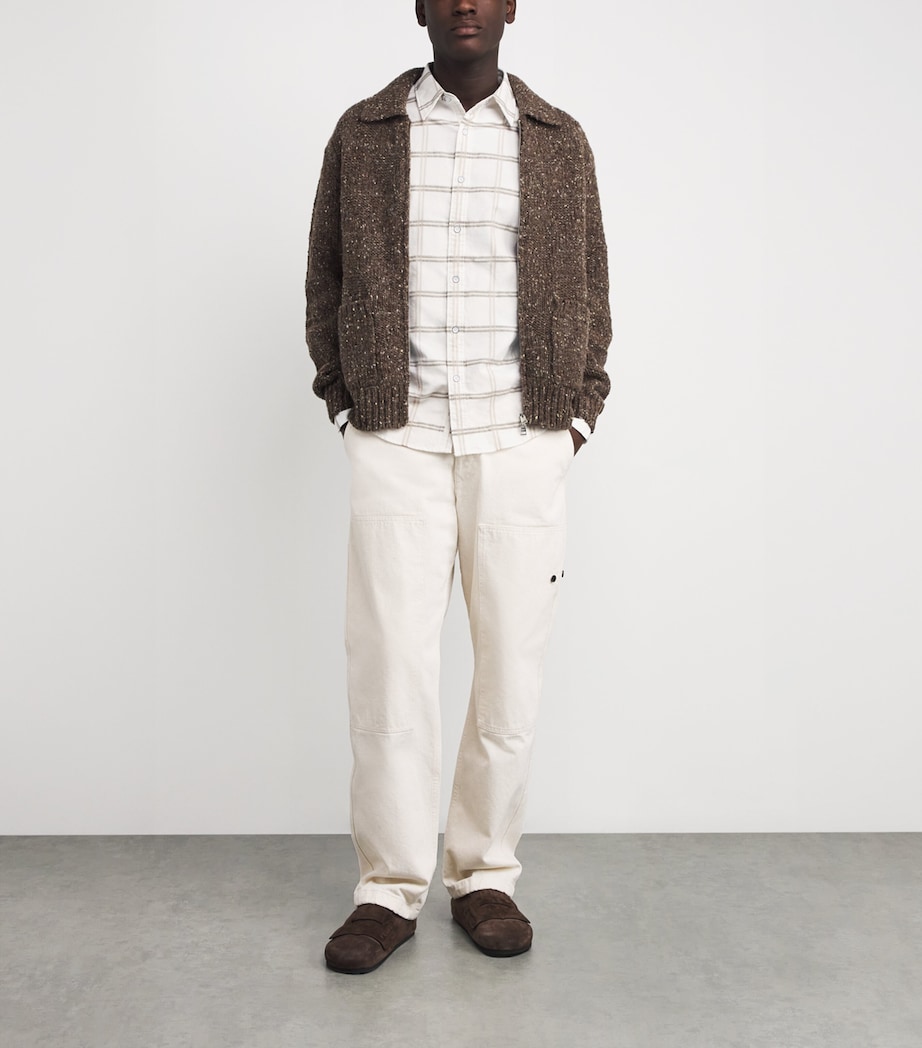 Cotton Check Shirt CHALK Image 2