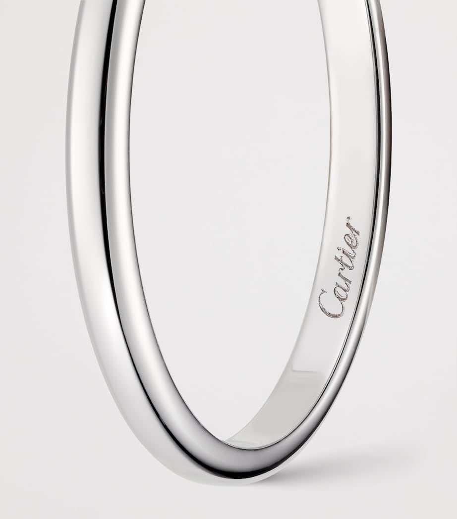 Cartier Platinum and Diamond C de Cartier Wedding Band (3mm) Image 6