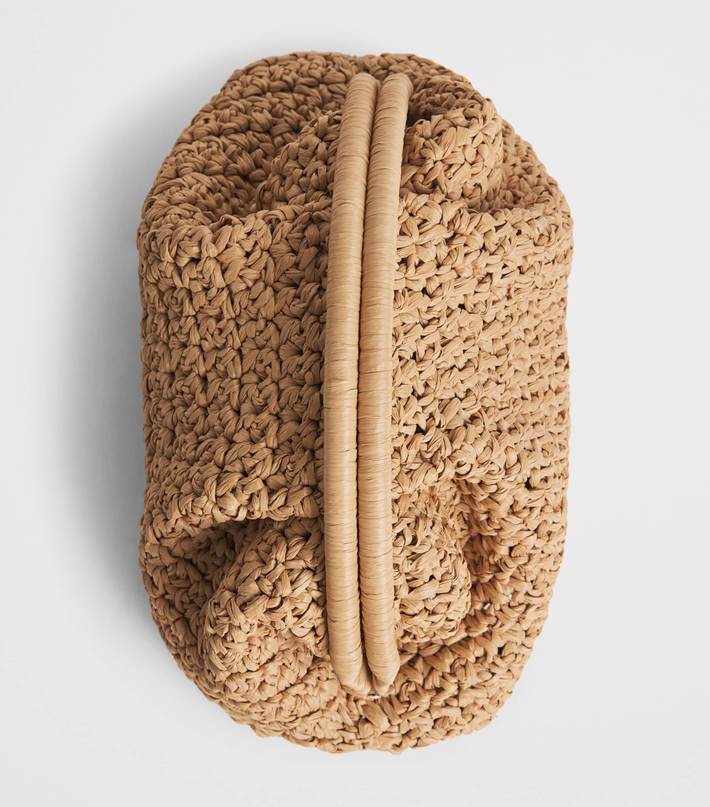 Eleventy Raffia Woven Clutch Bag Sabbia Image 6