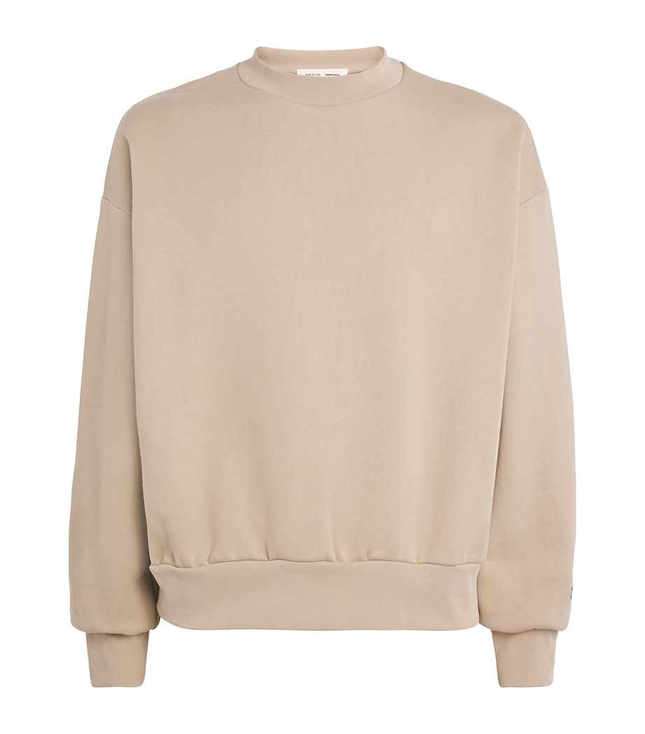 Cotton-Blend Back Logo Sweatshirt TIMBER Image 1