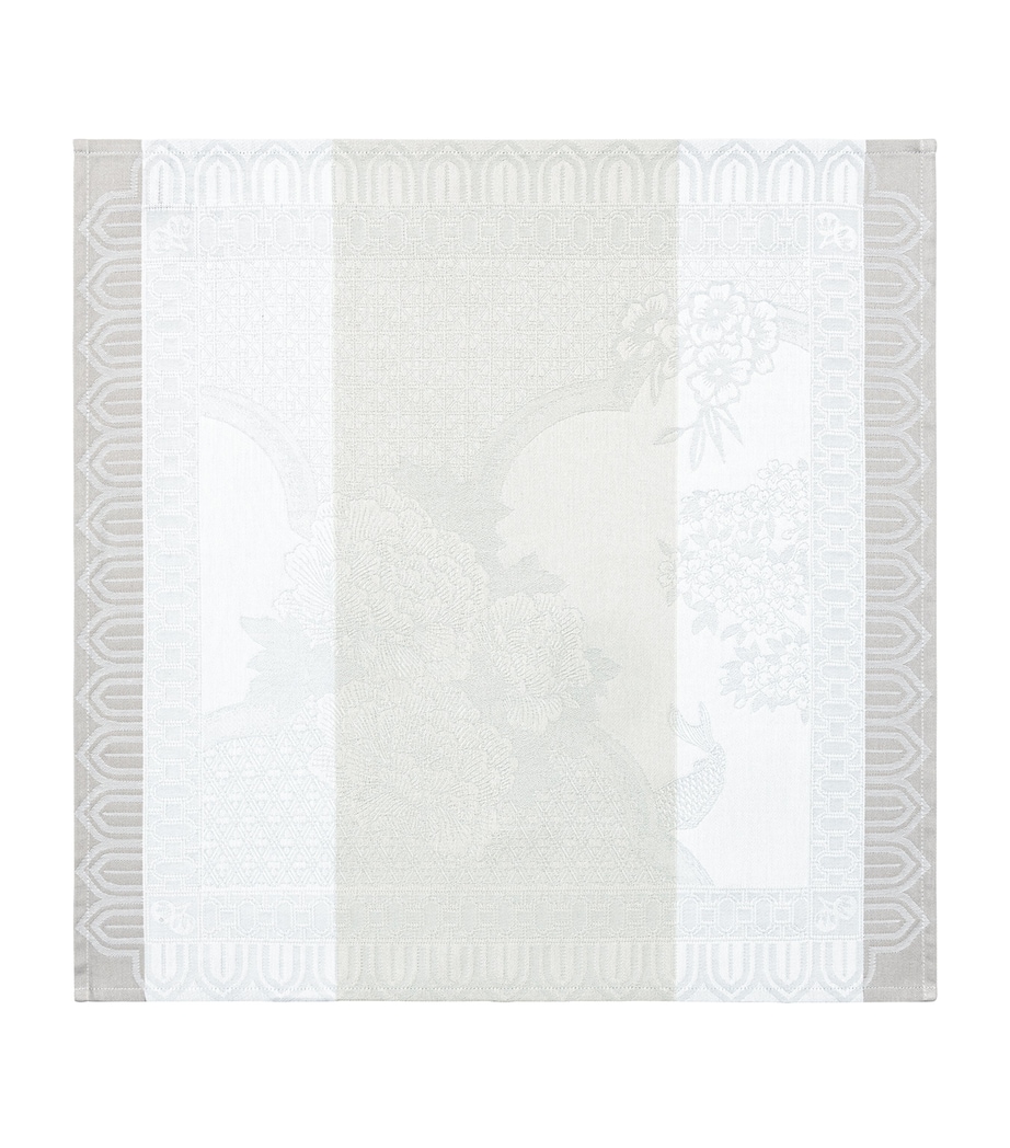 Le Jacquard Français Cotton Promenade Impériale Napkin (50cm x 50cm) Grey Image 1