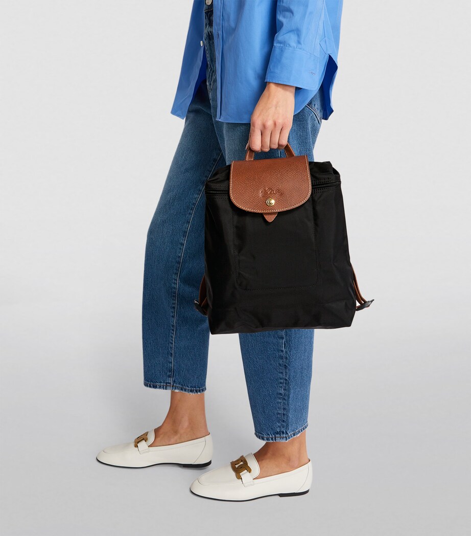 Medium Le Pliage Original Backpack 001 BLACK Image 6
