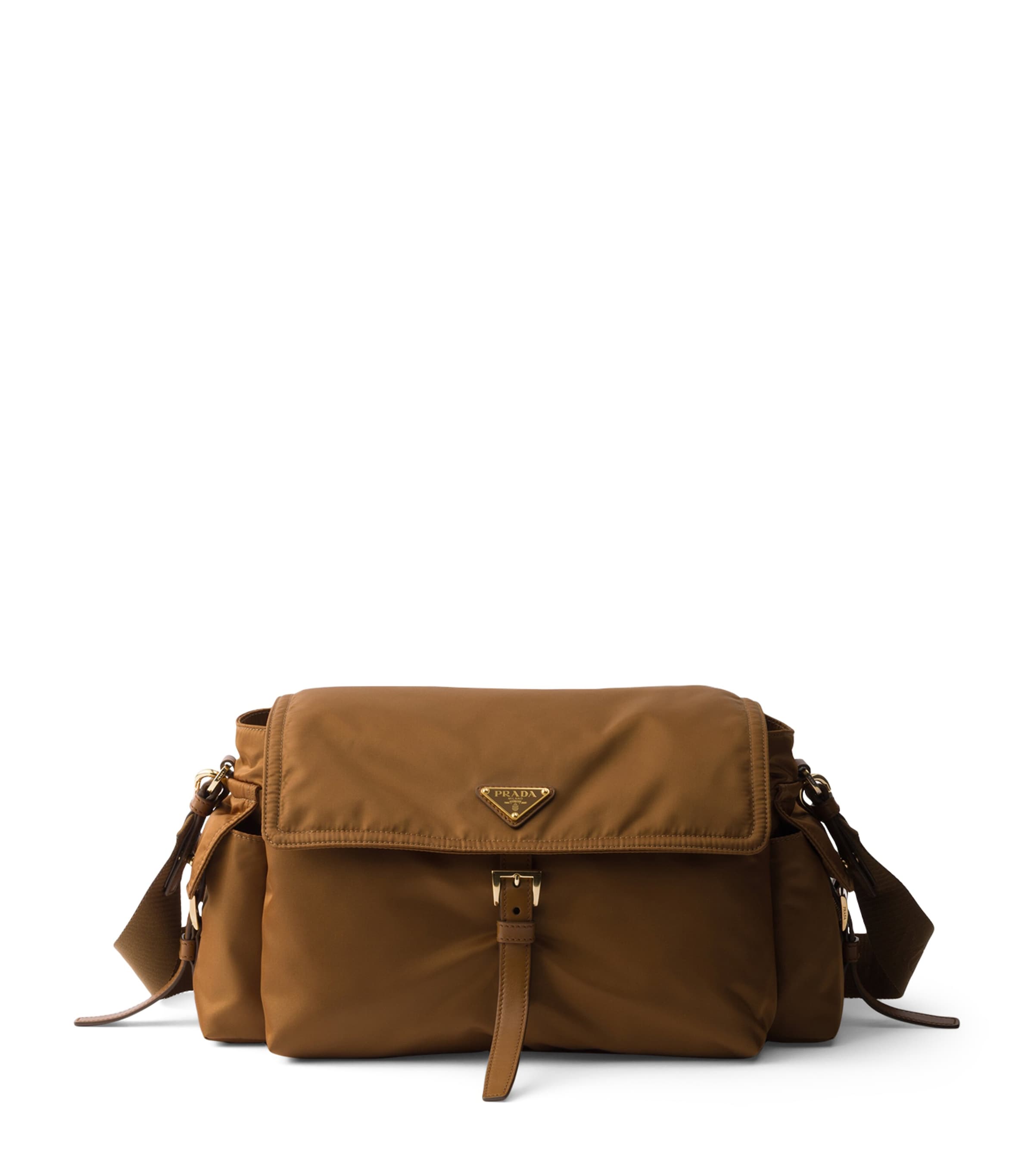 Large Re-Nylon and Leather Explore Shoulder Bag F0134 Image 1