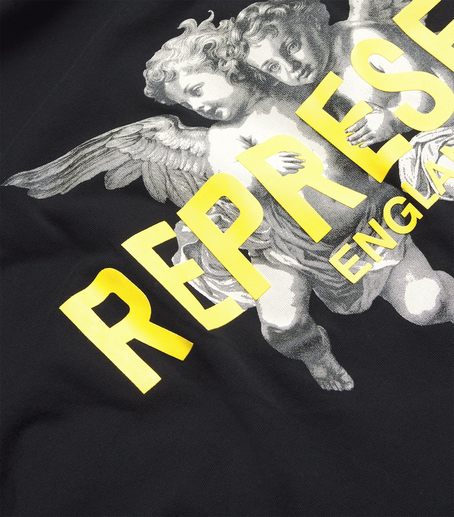 Cotton Legacy Cherub T-Shirt JET BLACK Image 5