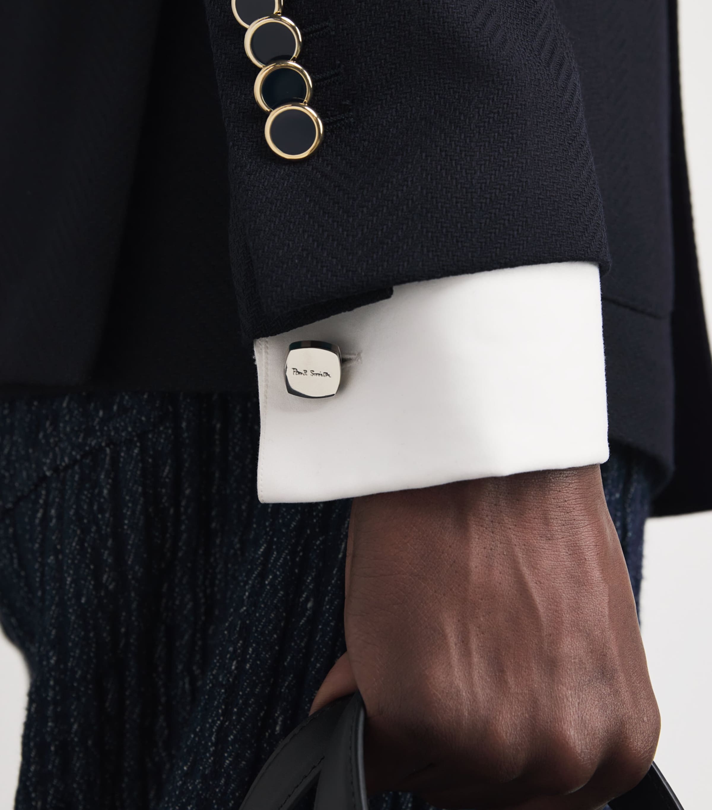 Resin Stripe Cufflinks MULTICOLOUR Image 2