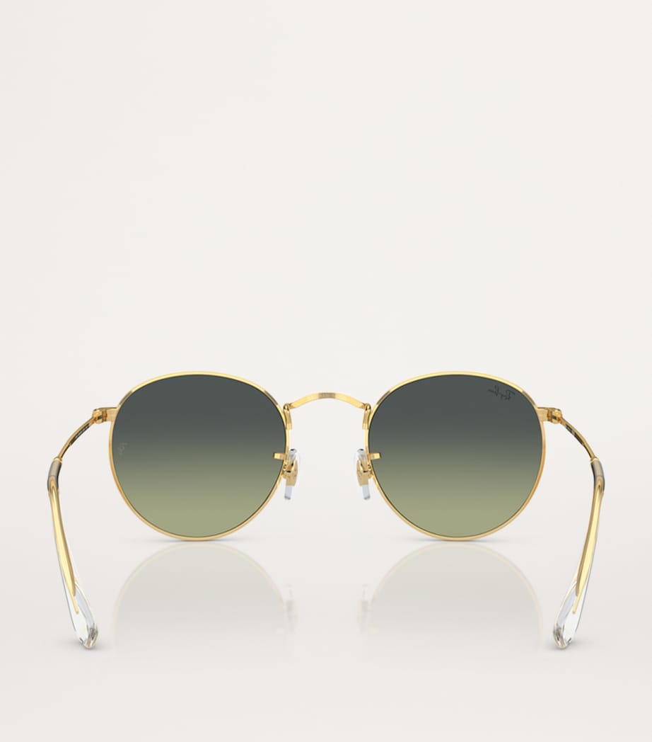 RB3447 Round Metal Sunglasses 001/BH Image 4